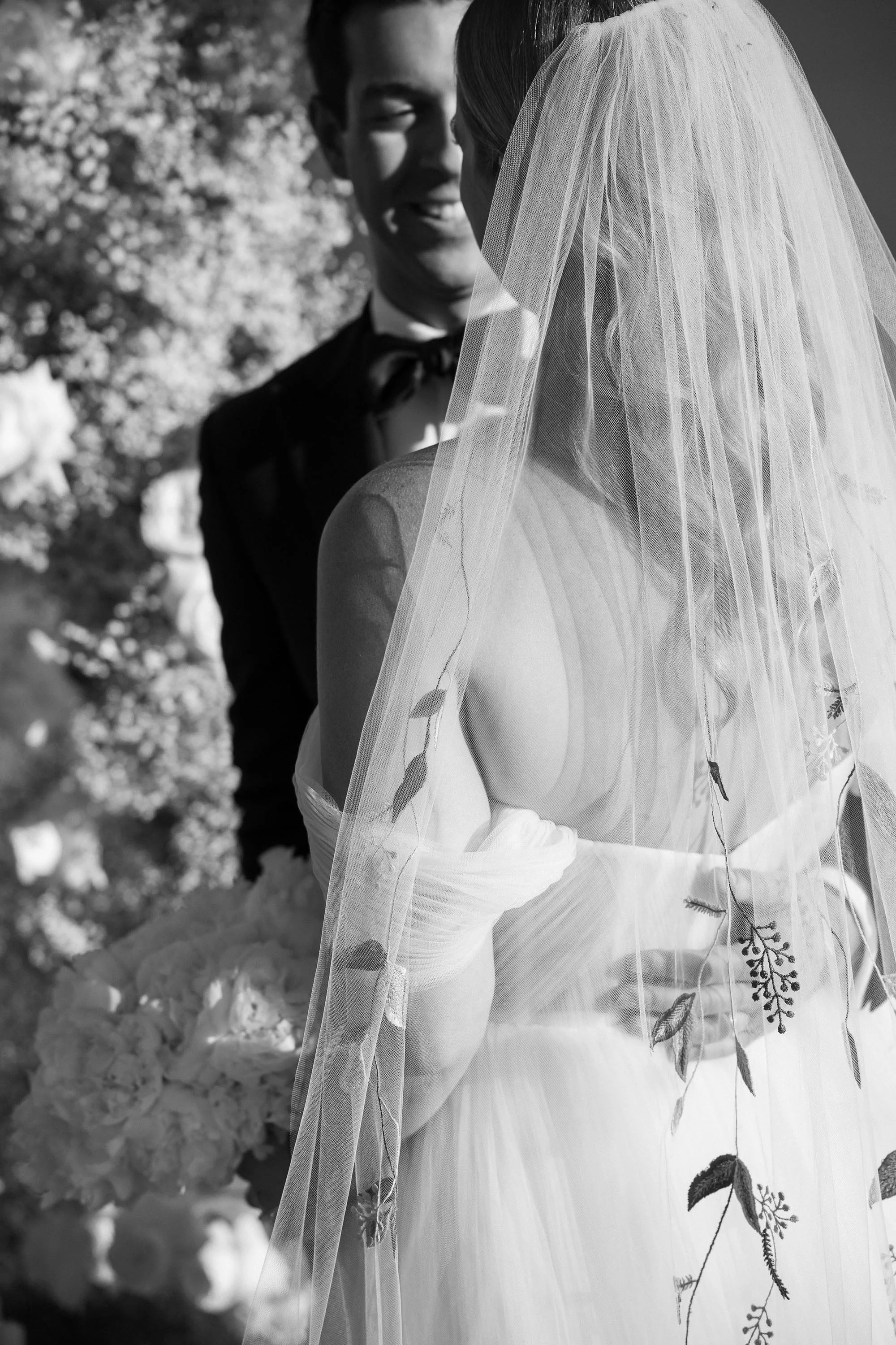 a happy bride and groom at the altar at their wedding in steamboat springs colorado
