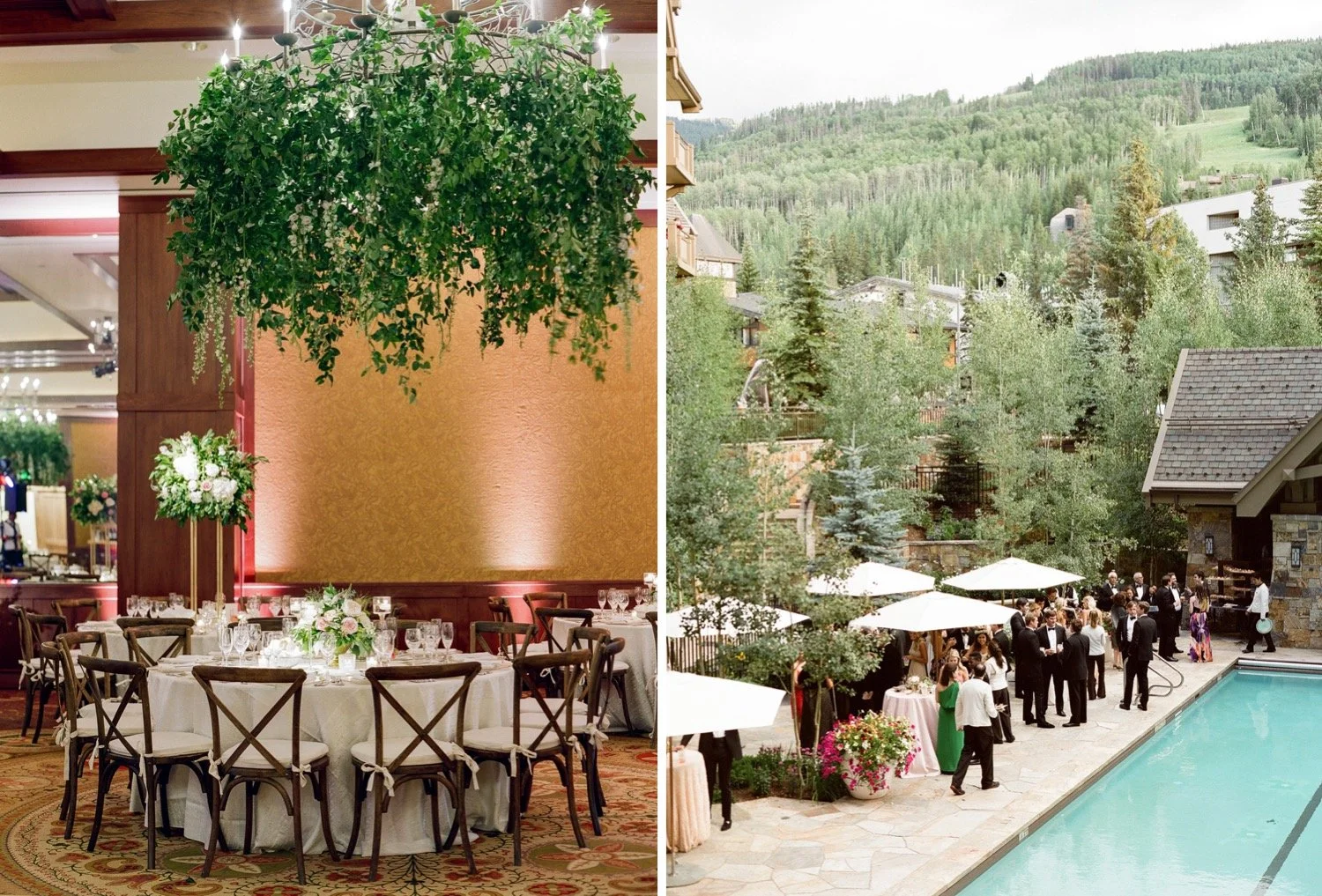 small wedding reception at Four Seasons Vail