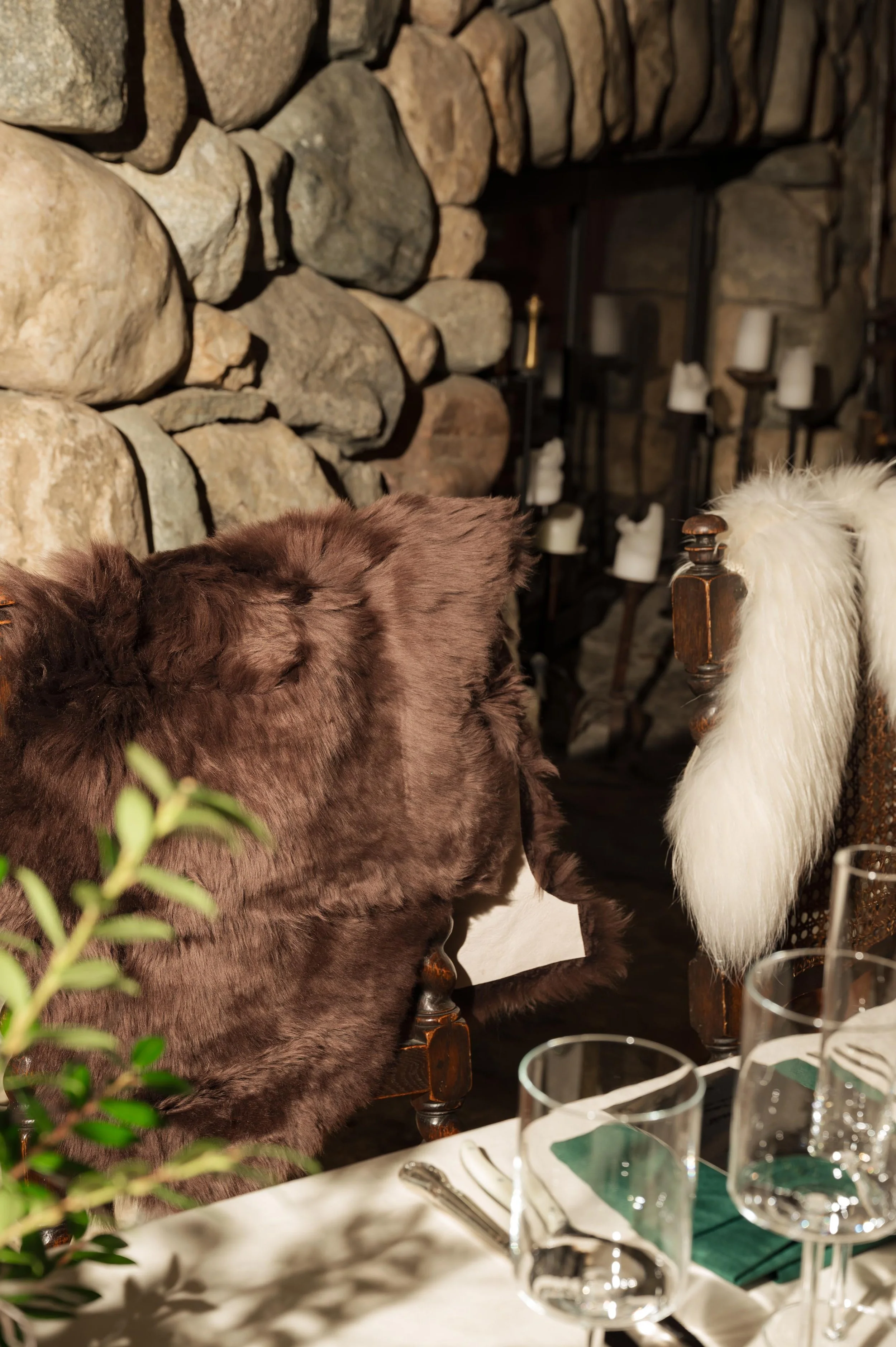 luxurious decor wedding dinner table decor in beaver creek colorado