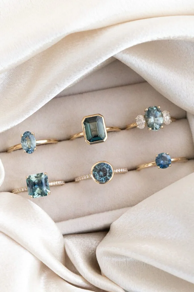 Blue Montana Engagement Rings
