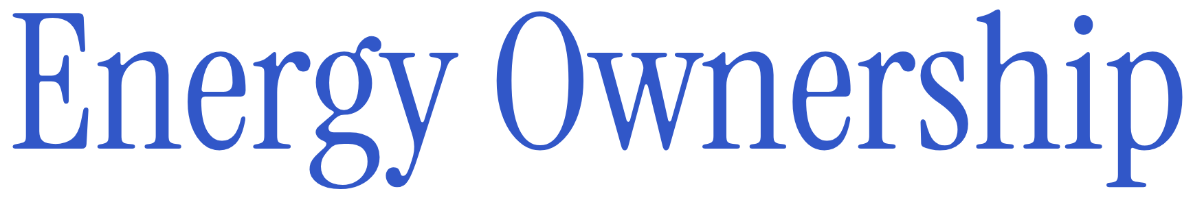Energy Ownership
