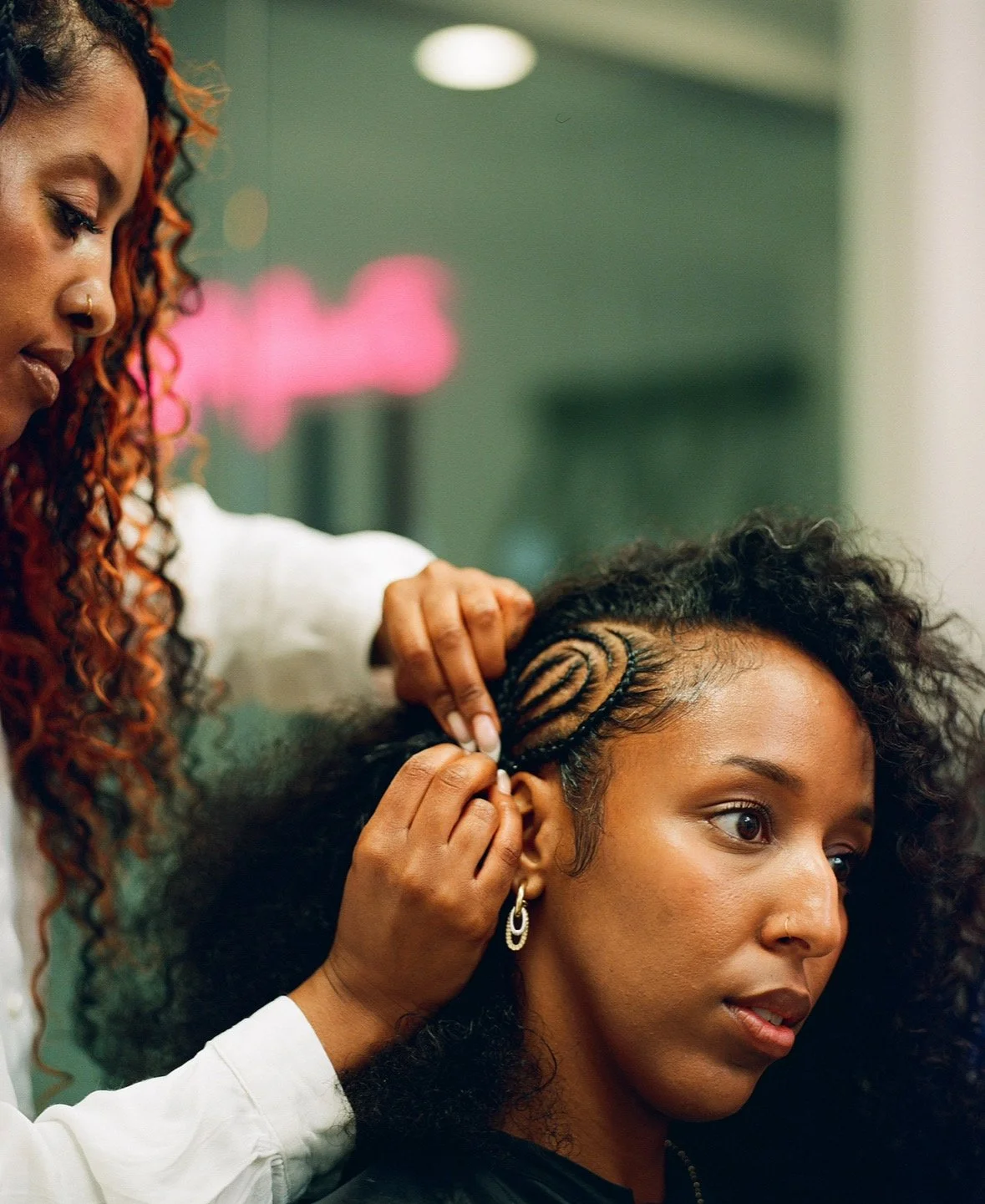 Intricate Braiding Women