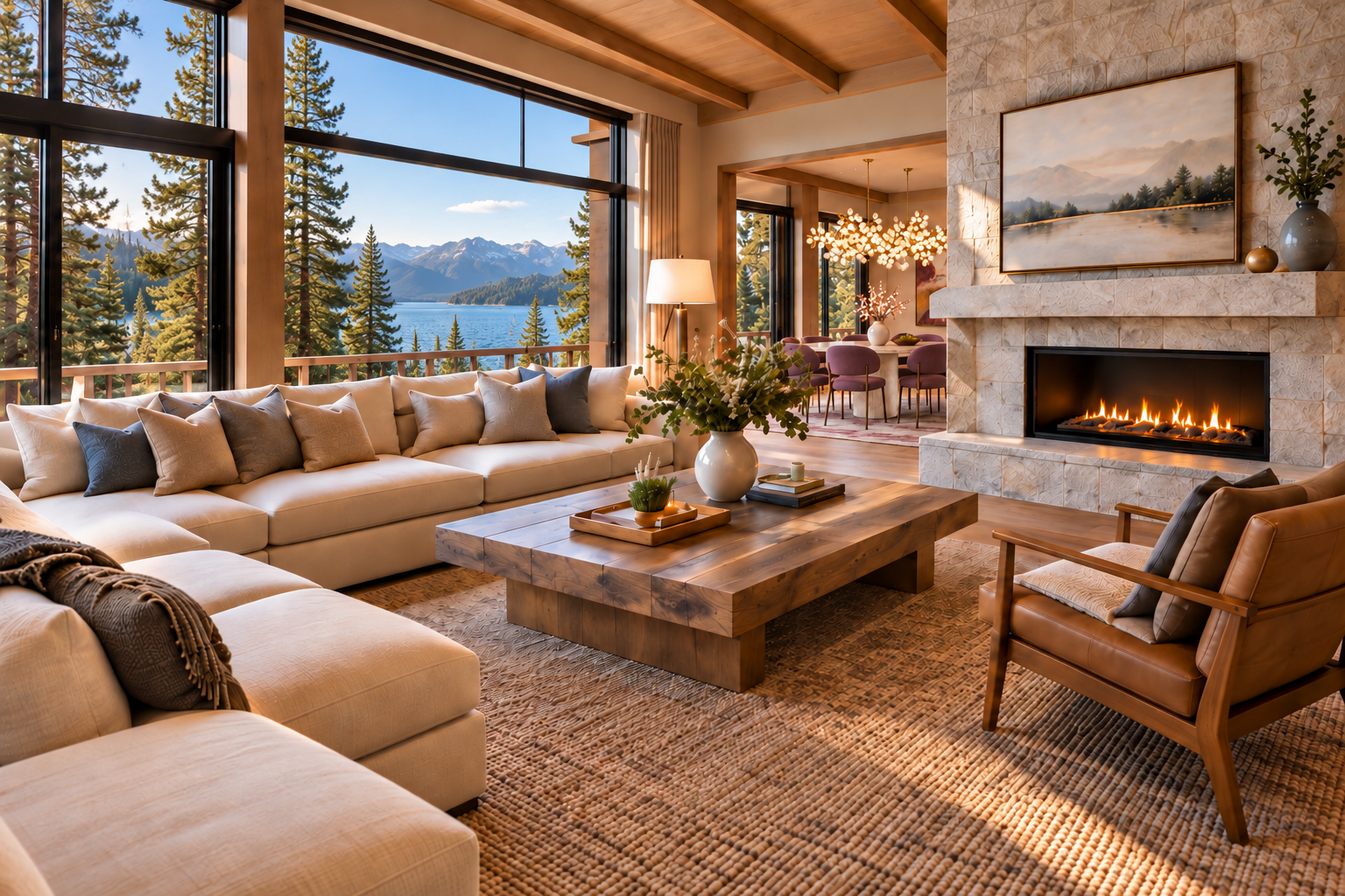 Warm afternoon lake view through windows.png