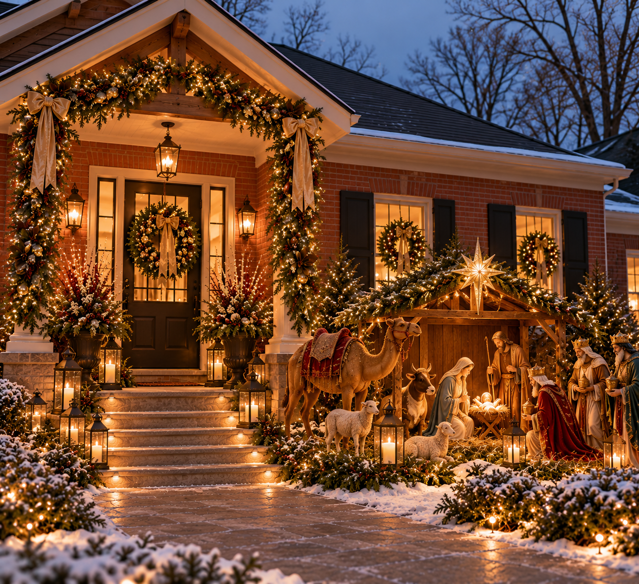 A Warmly Lit Christmas Nativity Porch.png