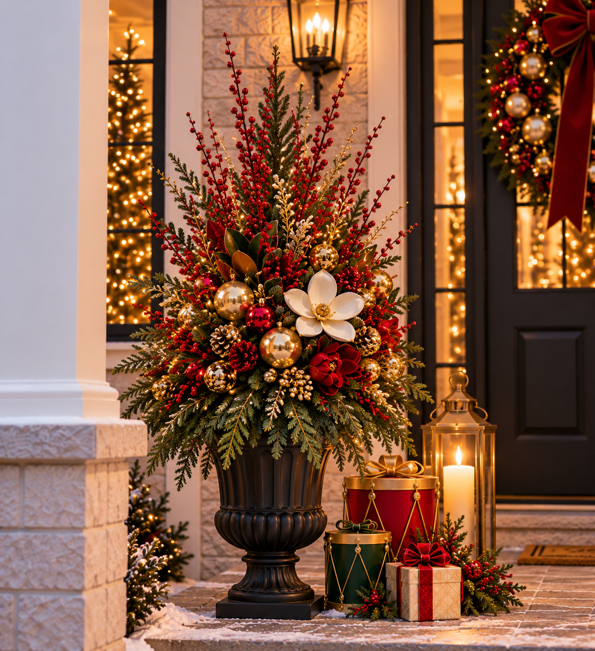 Luxurious Nutcracker Christmas Urn Display.png