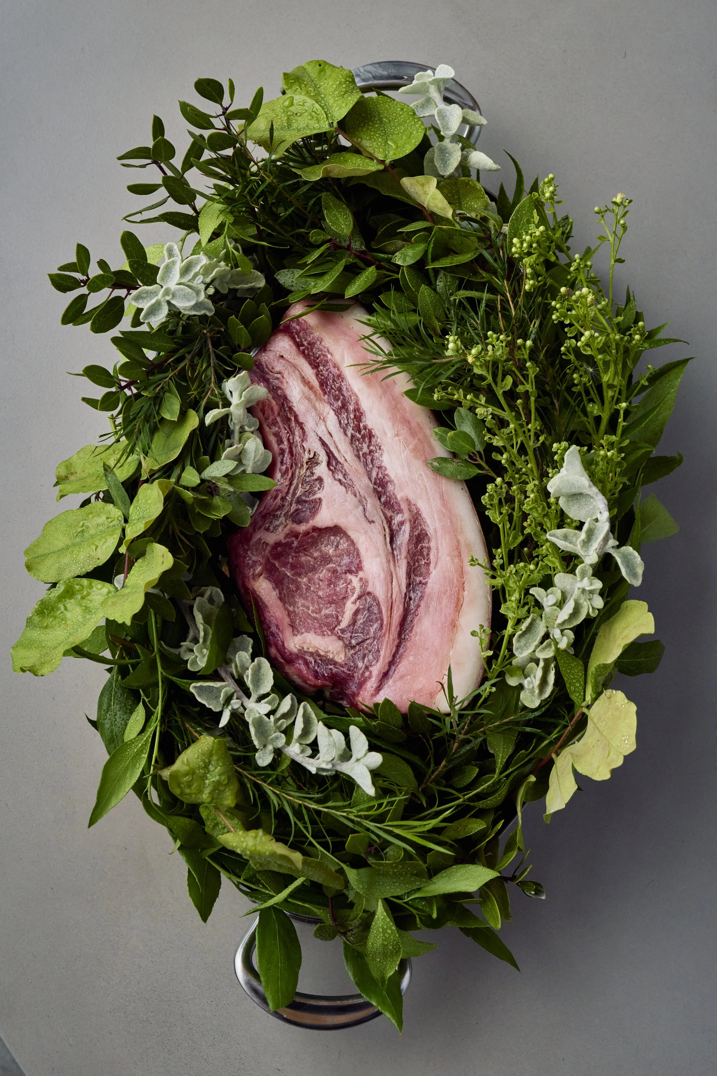35 day aged California Berkshire.