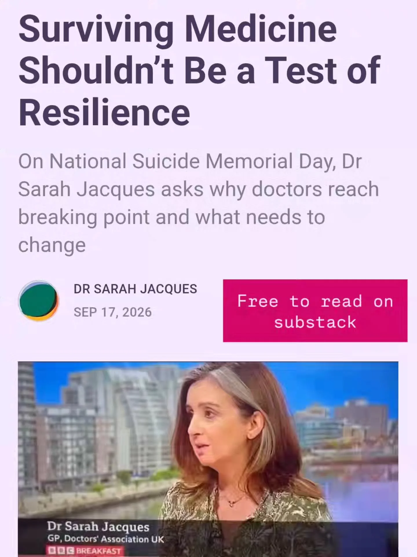 I wasn&rsquo;t planning to post this today.

But I read something yesterday that really hit home.

The writer put into words something about being a doctor that I recognised on a very personal level. I found myself thinking, yes. This. This is what p