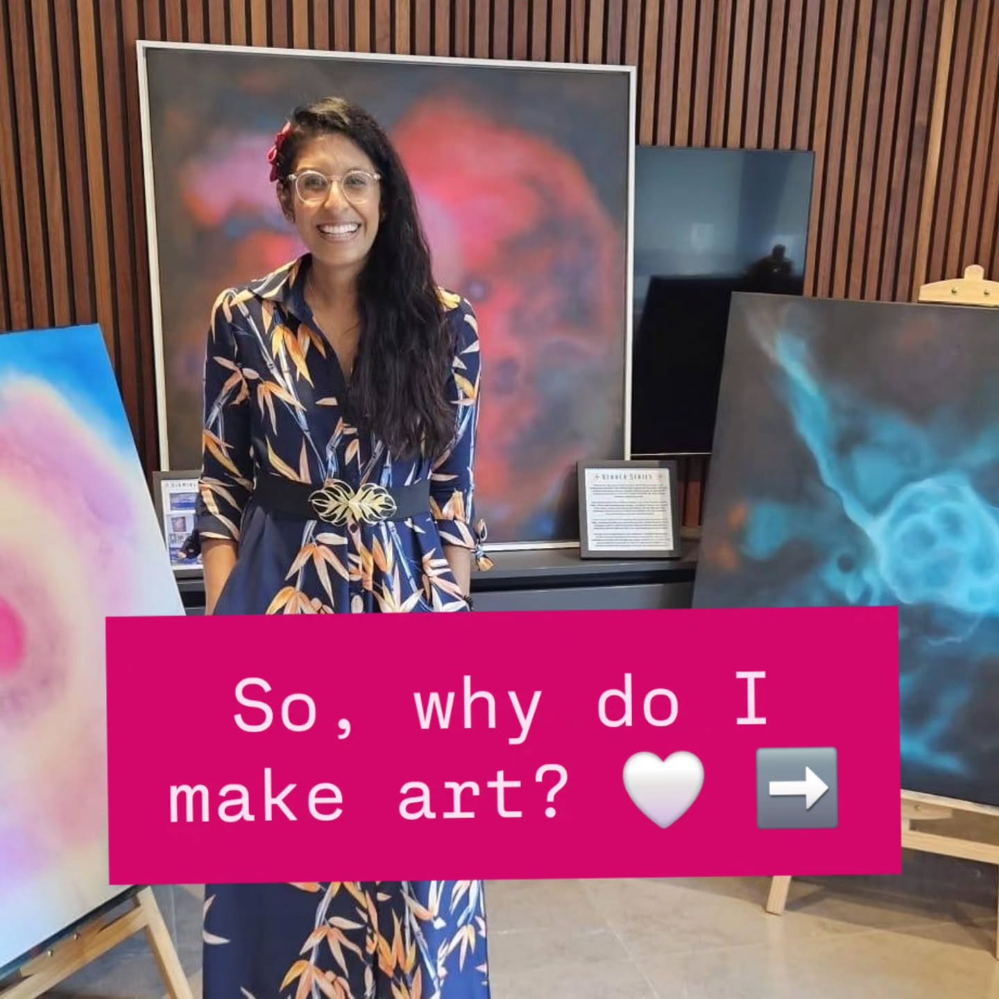 𝗦𝗼, 𝘄𝗵𝘆 𝗱𝗼 𝗜 𝗺𝗮𝗸𝗲 𝗮𝗿𝘁? 🤍

When I first came back to painting, it was really just for me.

After years of putting so much of myself into work, family and the everyday chaos of life, I needed somewhere I could be quiet. 

Somewhere I co