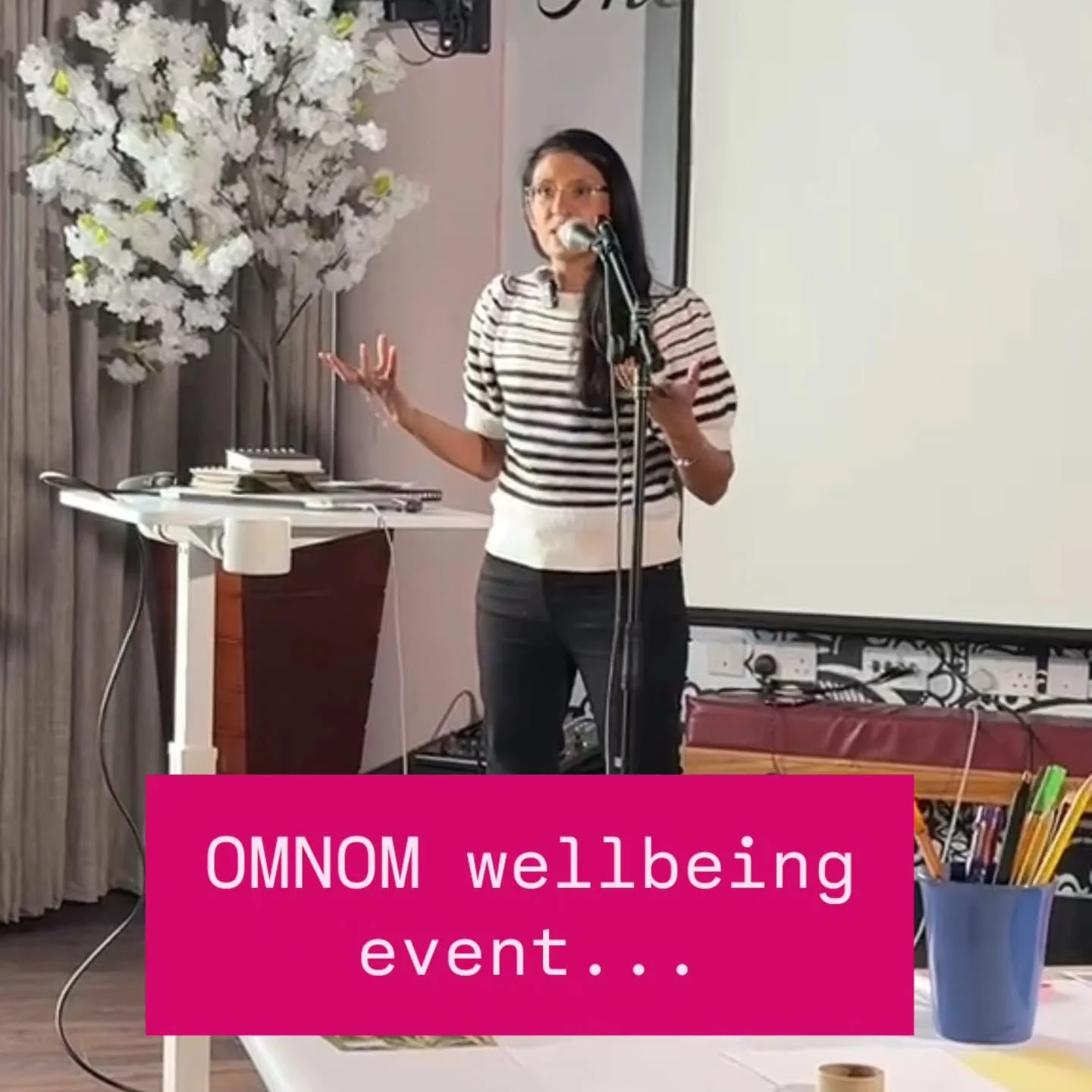 𝗖𝗿𝗲𝗮𝘁𝗶𝘃𝗶𝘁𝘆, 𝗖𝗼𝗻𝗻𝗲𝗰𝘁𝗶𝗼𝗻 &amp; 𝗖𝗮𝗹𝗺
Reflections on the OmNom Wellbeing Event
Things have been a bit busy lately, and I feel like I've only just had the chance to properly process and reflect on the wellbeing event at OmNom a cou