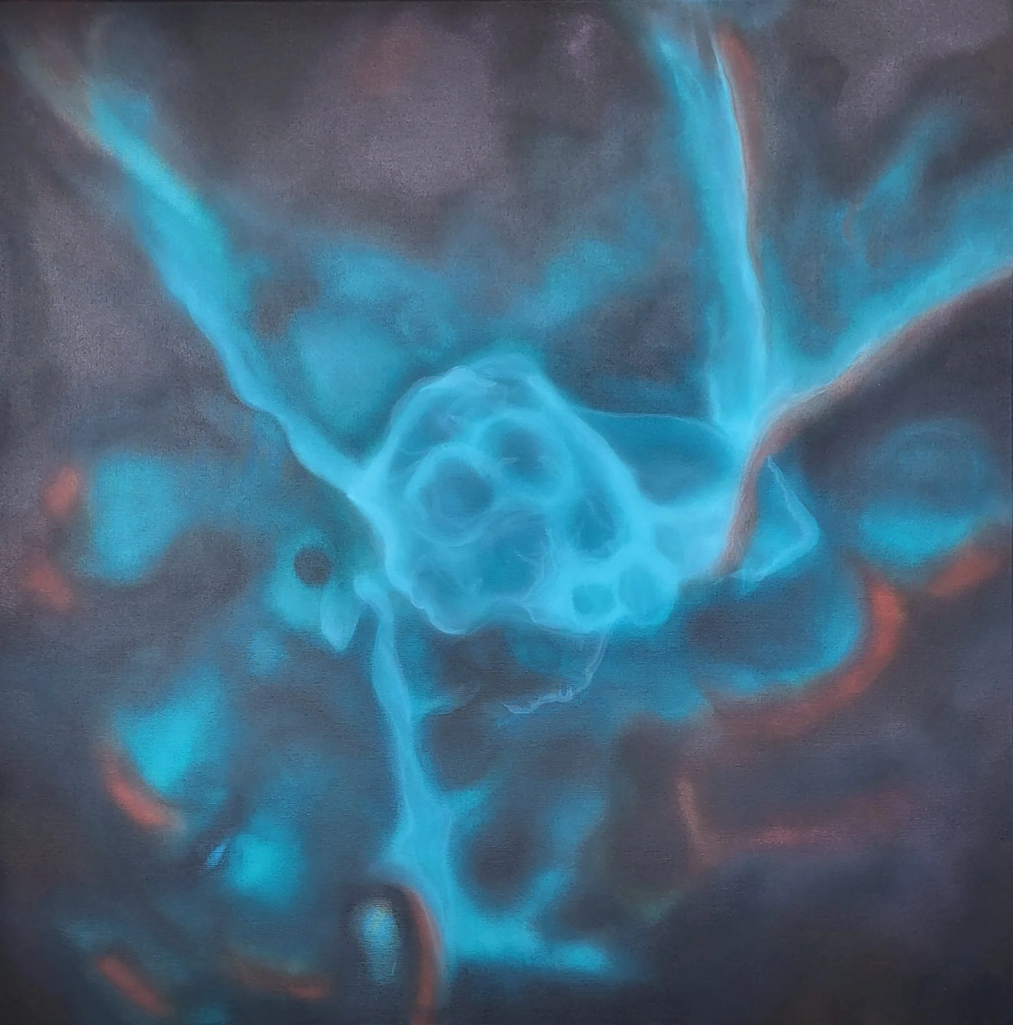 Smith, Krupa. Thor's Helmet. Acrylic on Canvas.jpeg