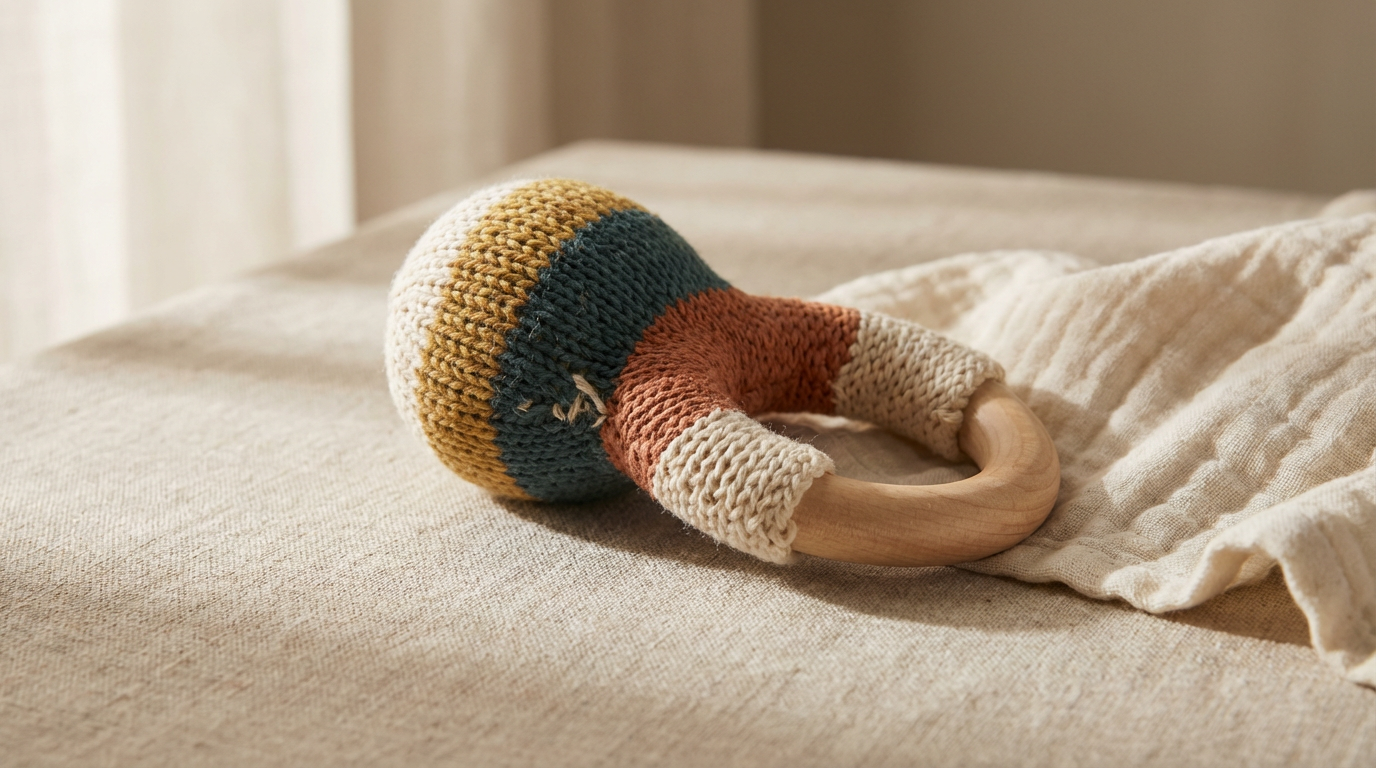 Organic Baby Rattle
