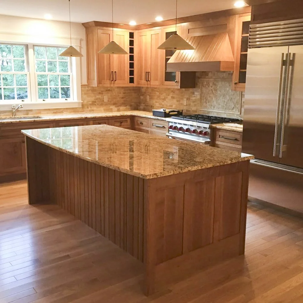 Full Kitchen Cabinet Install -island-range hood-cabinets.jpg
