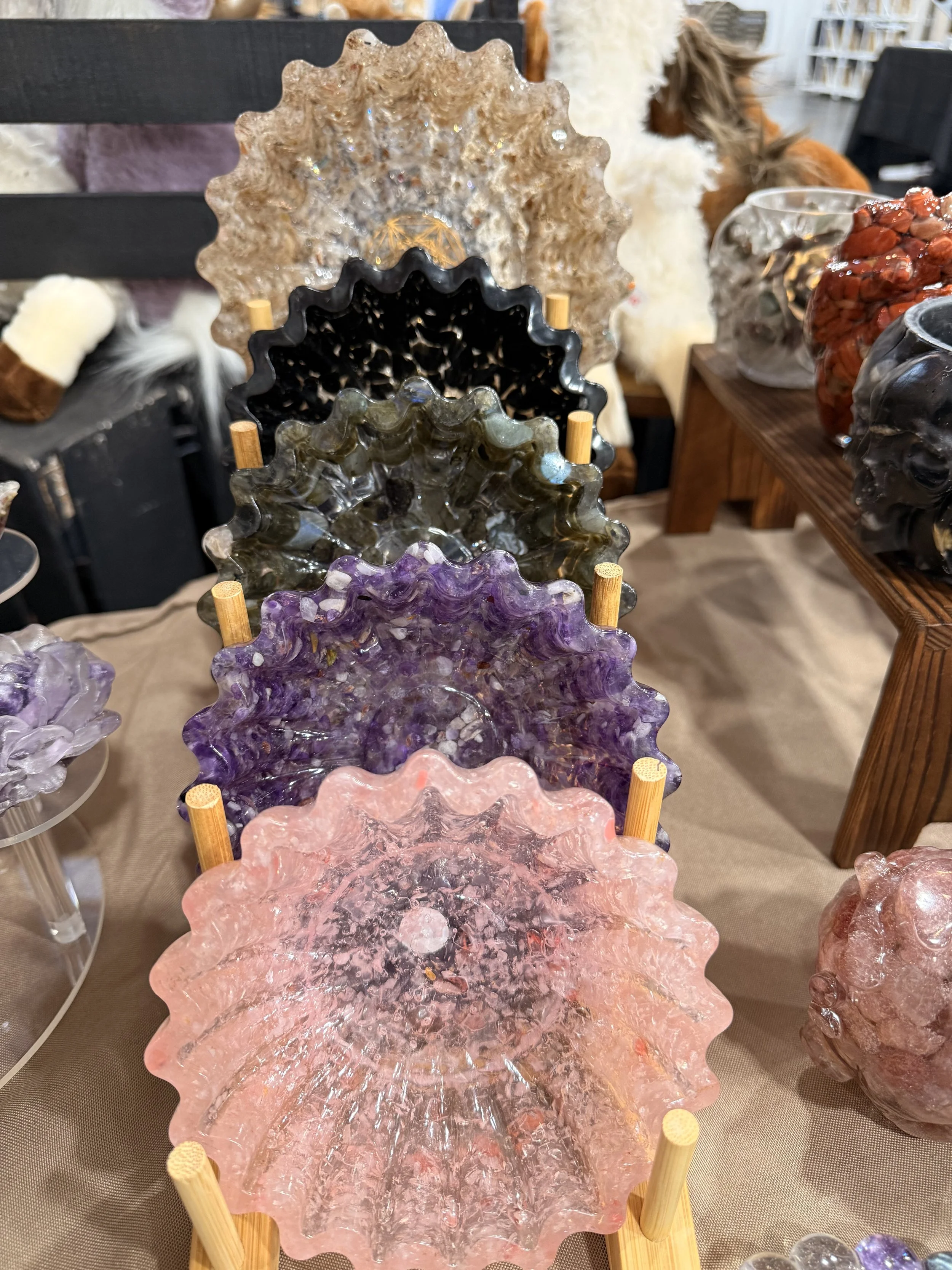 Ruffle trinket bowl