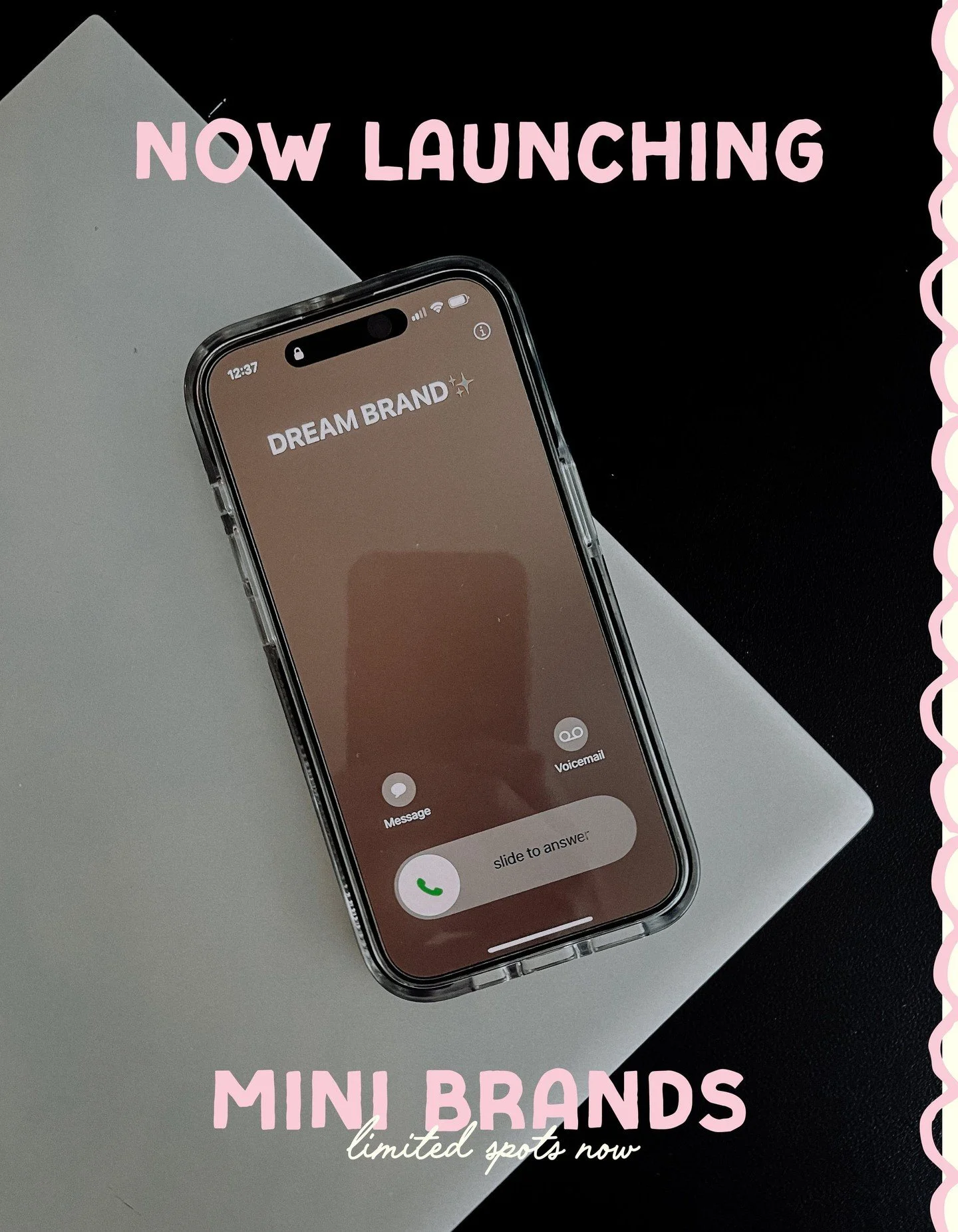NOW LAUNCHING: Mini Brands ✨

Branding shouldn't feel like a mountain to climb before you can even open your doors.

That's why I created Mini Brands &mdash; a stripped-down version of my full brand edits, made for new businesses that just need the e