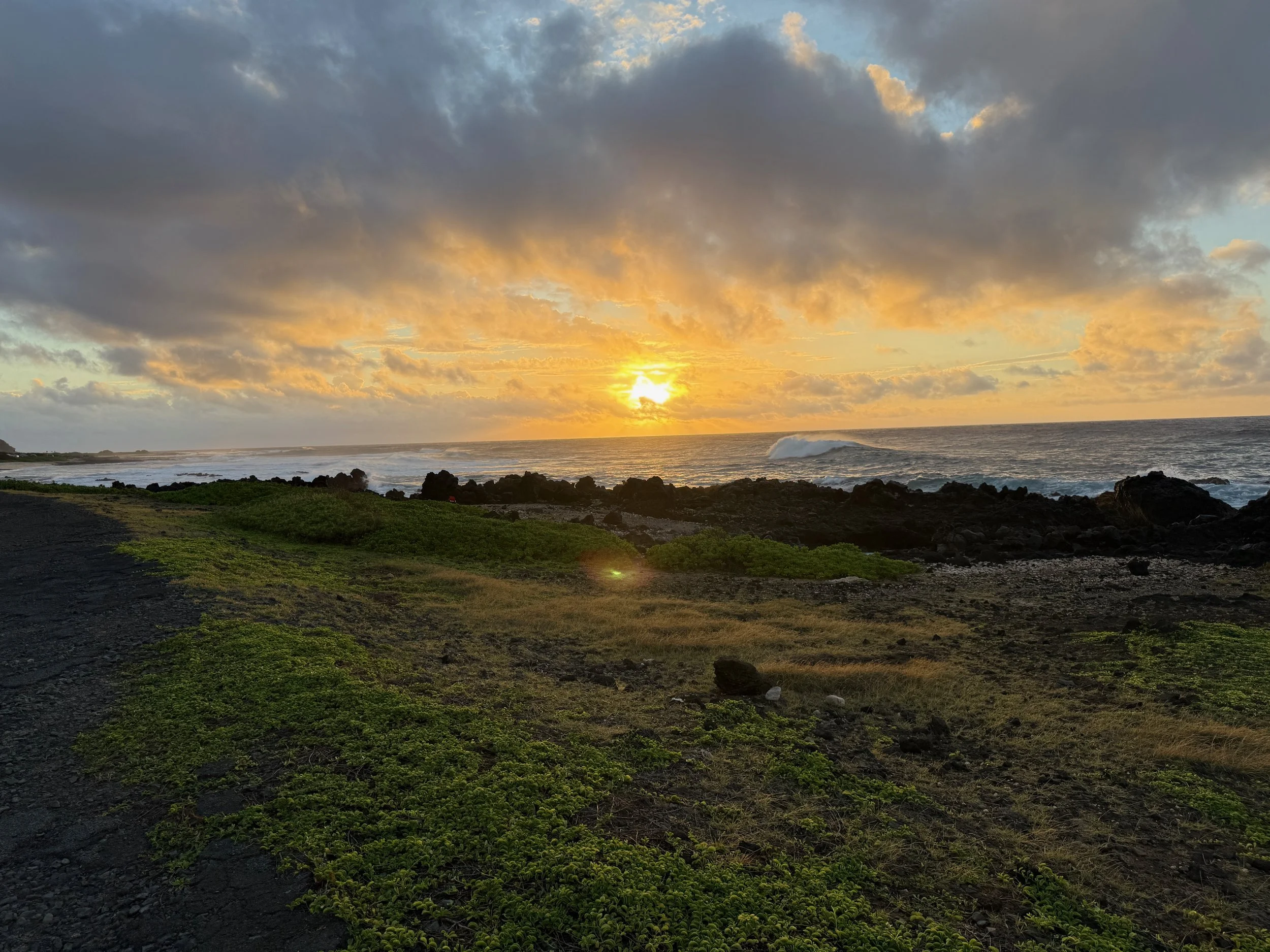 It all starts with a sunrise!  6:17 am 