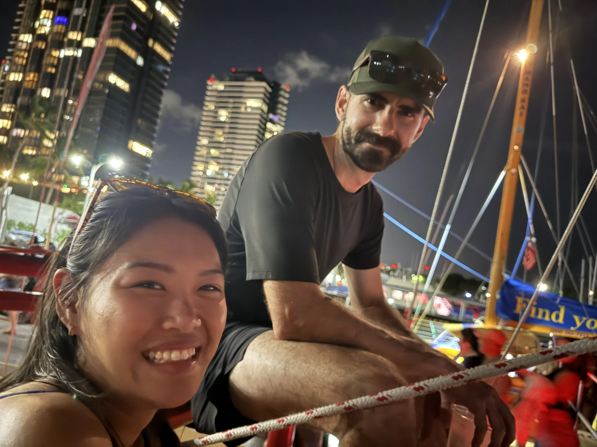 She's a tik tok exec (I need to catch up to doing Tik Tok) and her bf was great - dancing on the top with reckless abandon - it was there last night and earlier in the day they did the skydiving which they loved.  Damn, I didn't plan skydiving. Yet. 