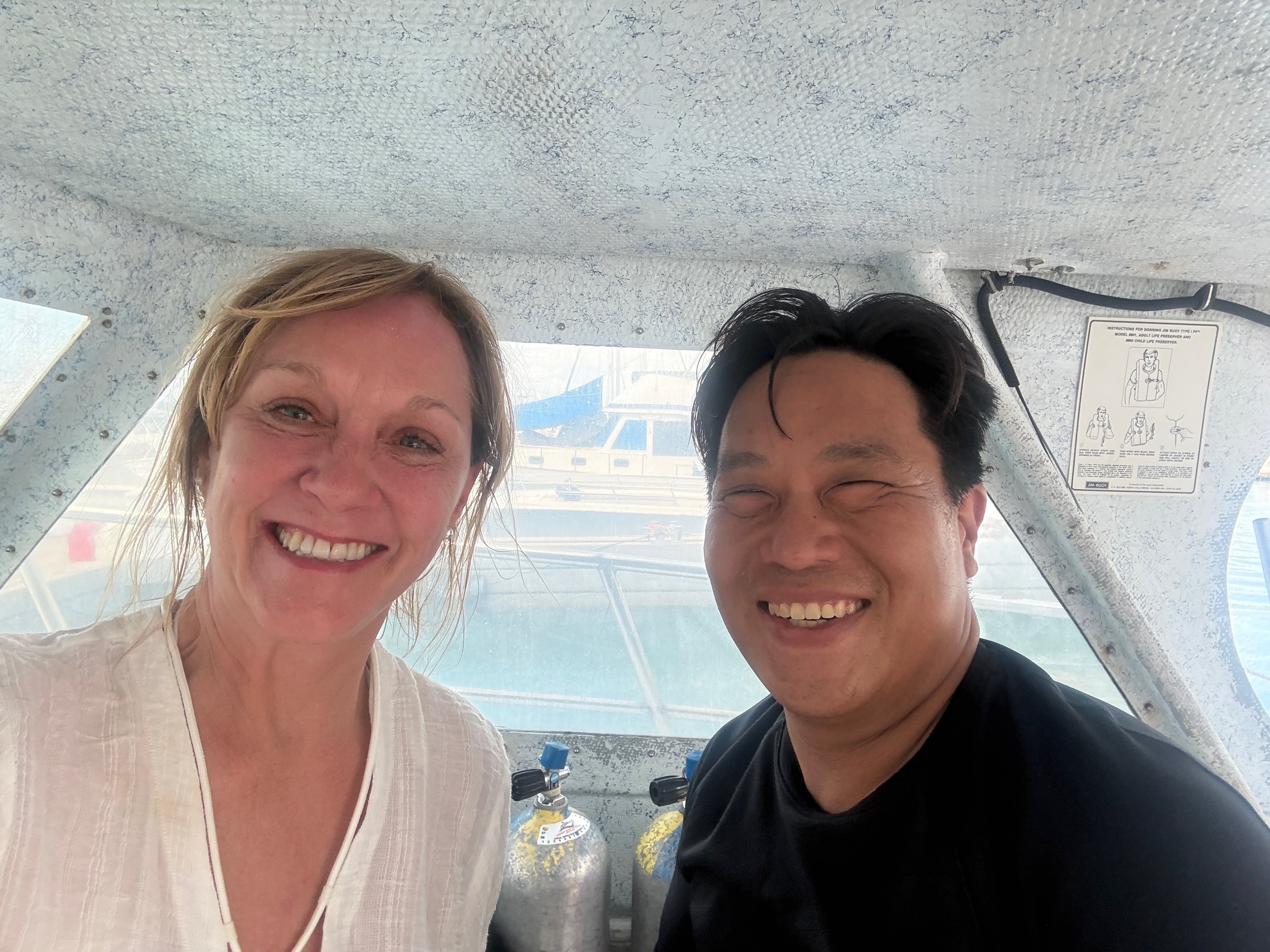 Ed was my first dive instructor after I learned the basic skills.  Very patient. They were all so patient! 
