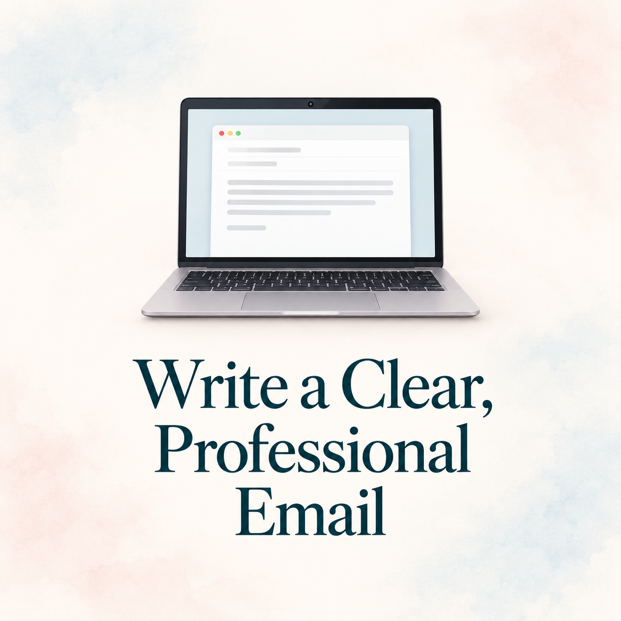 Write a Clear, Professional Email