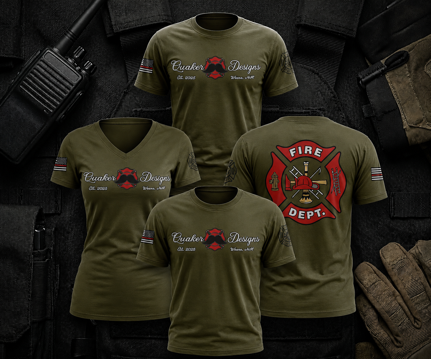 Quaker Designs Tactical Shirts