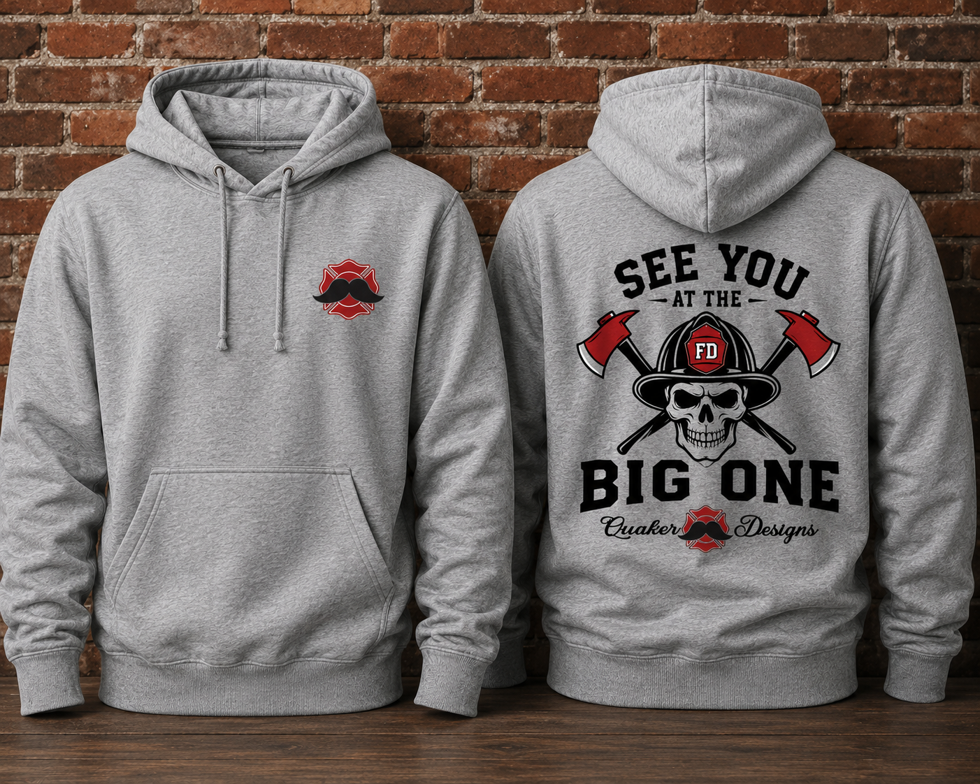 'See You at the Big One' Firefighter Hoodie