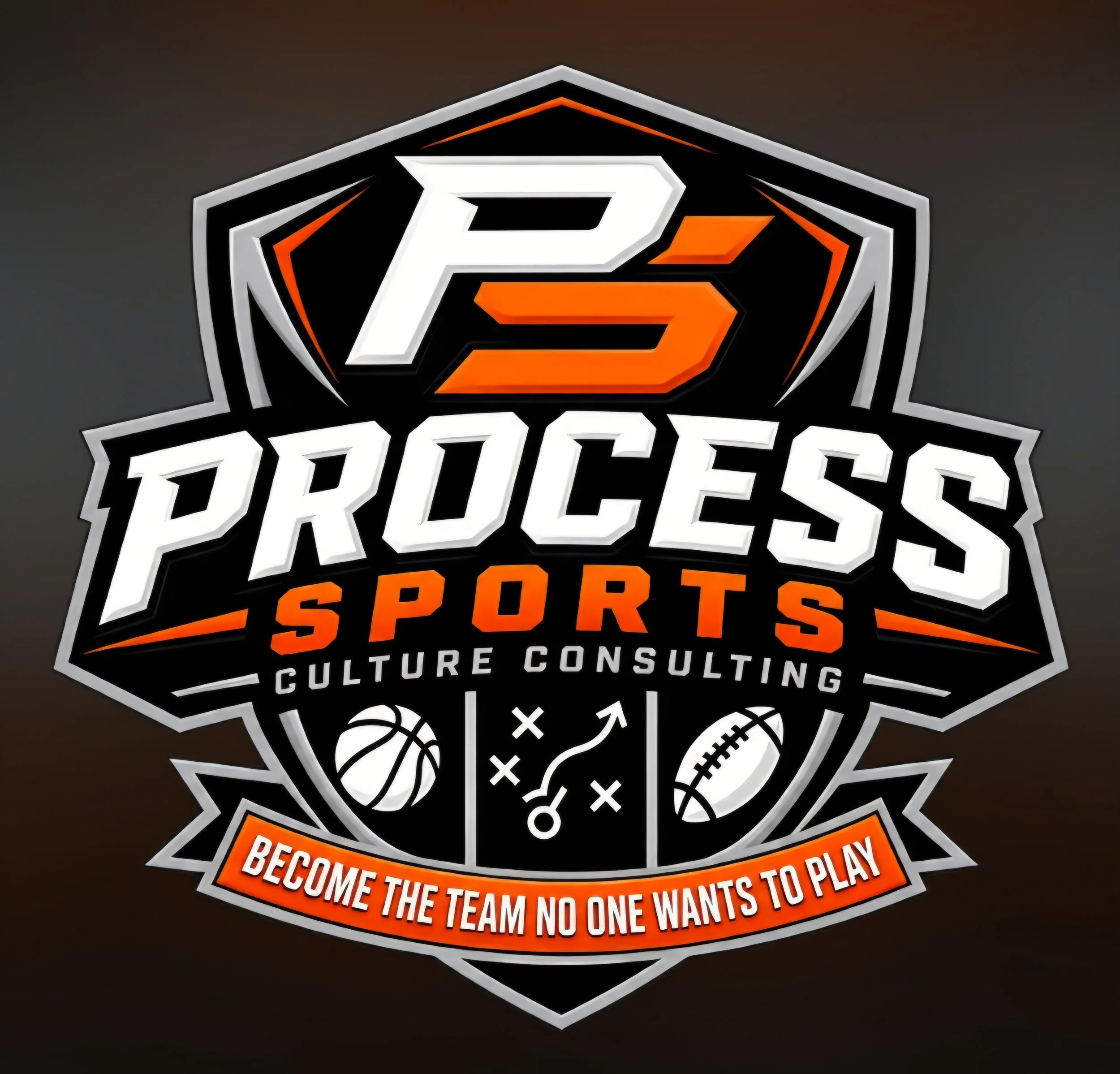 Logo for ProcessSports360. Promoting positive culture through teamwork and sportsmanship.