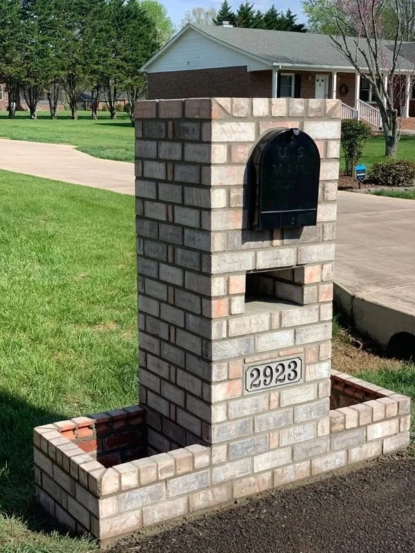 brick mailbox installation (prices may vary)