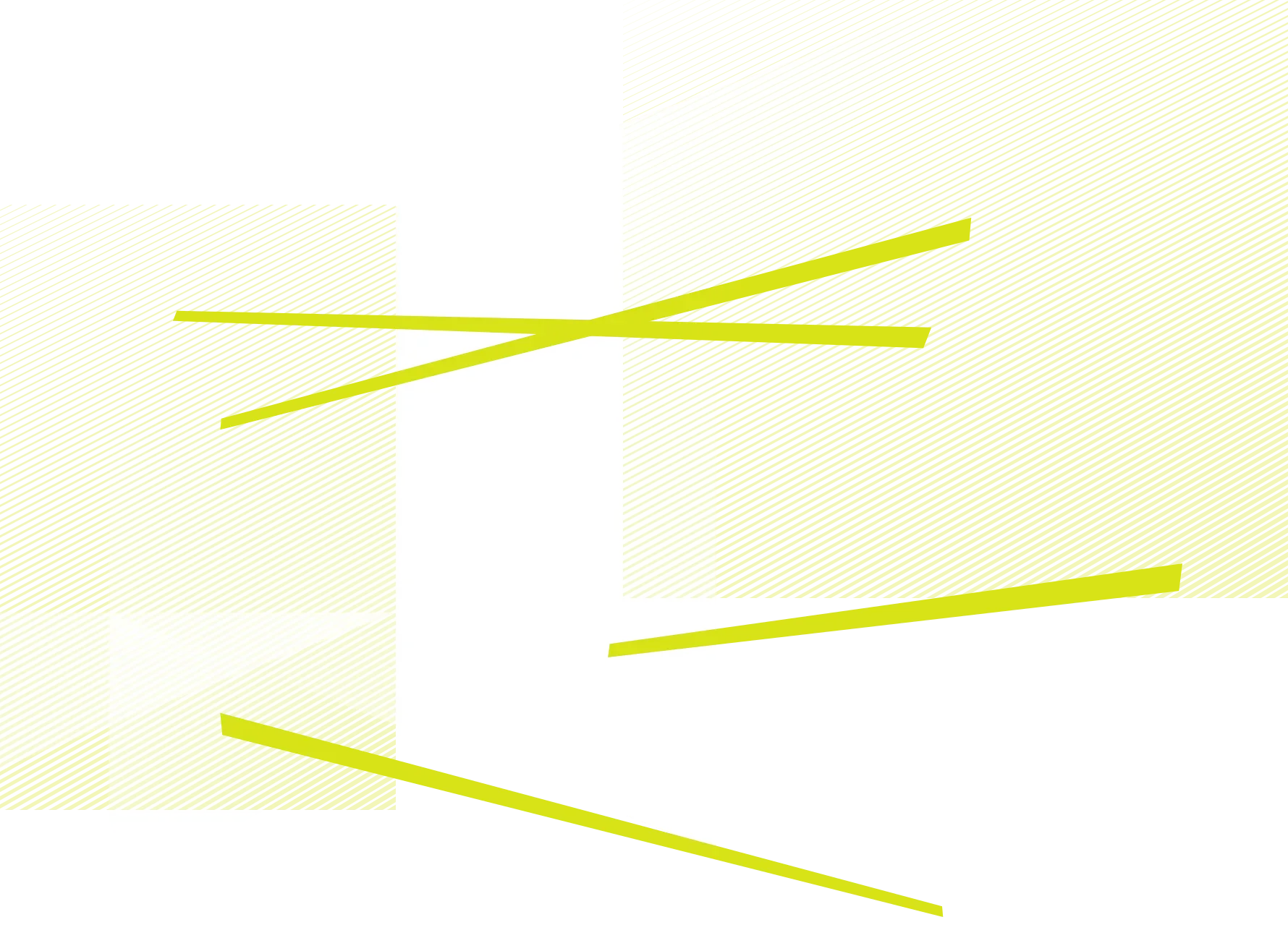 Abstraktes digitales Kunstwerk in Gelb- und Weiß-Tönen mit diagonalen Linien und geometrischen Formen.