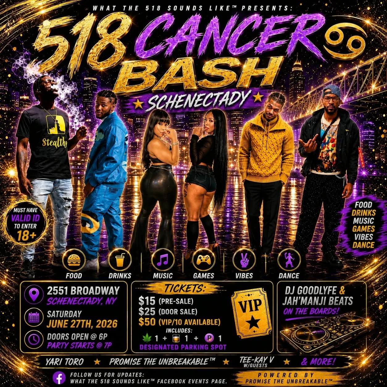 What The 518 Sounds Like Presents: The 518 Cancer Bash