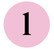 Pink circle with the number one