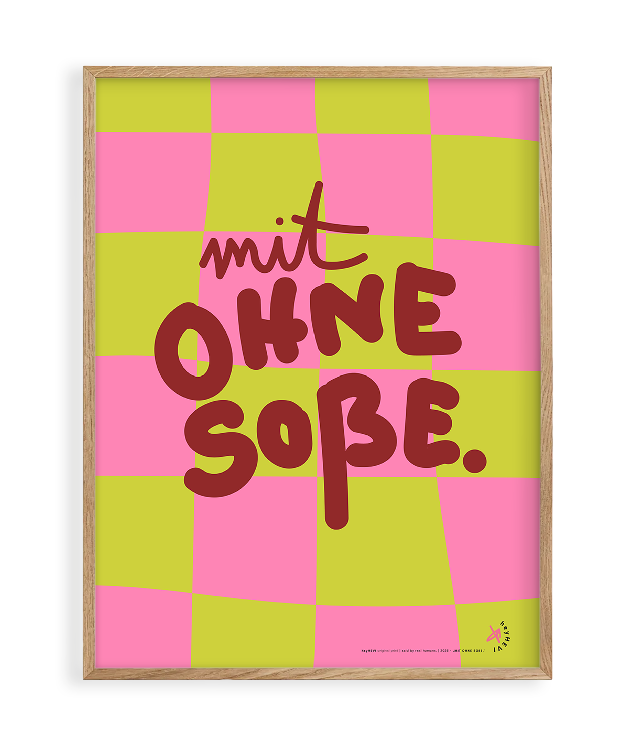 mit ohne Soße.