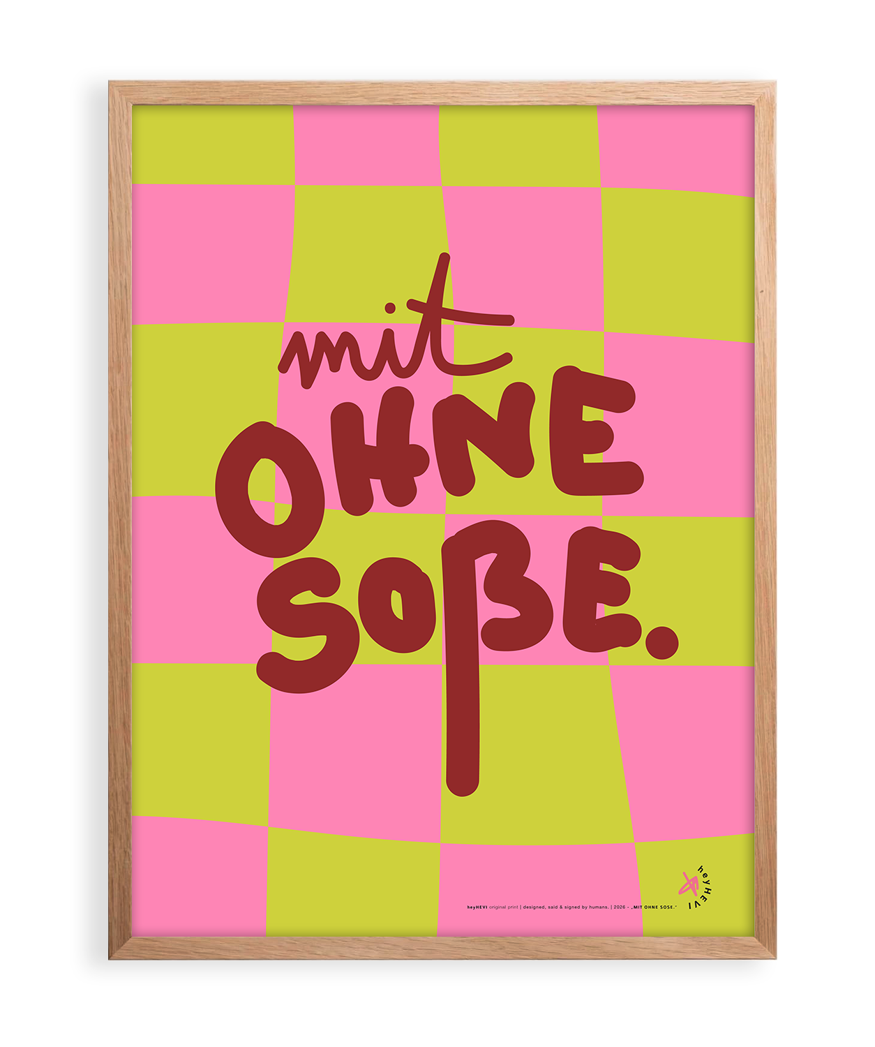 mit ohne Sosse