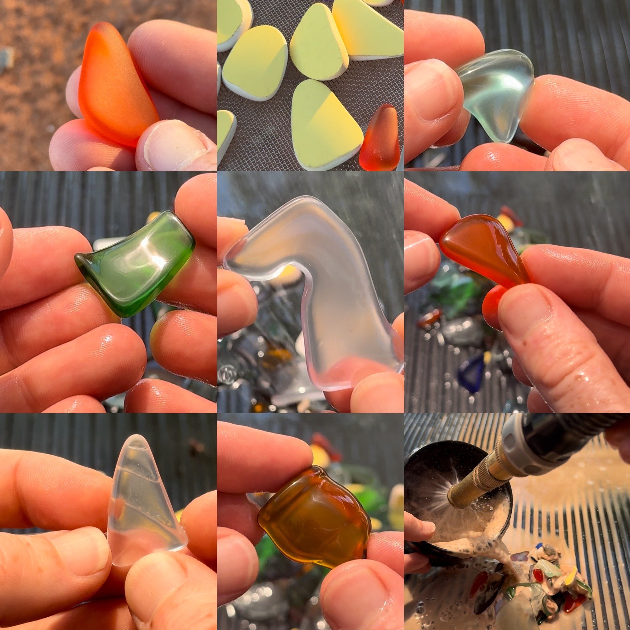 Tumbled Glass