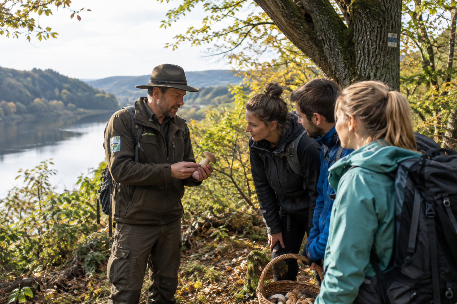 Pilzwanderung Eifel Nohn Nürburgring Wandern geführte Wanderung Eifel, Herbst Urlaub Eifel