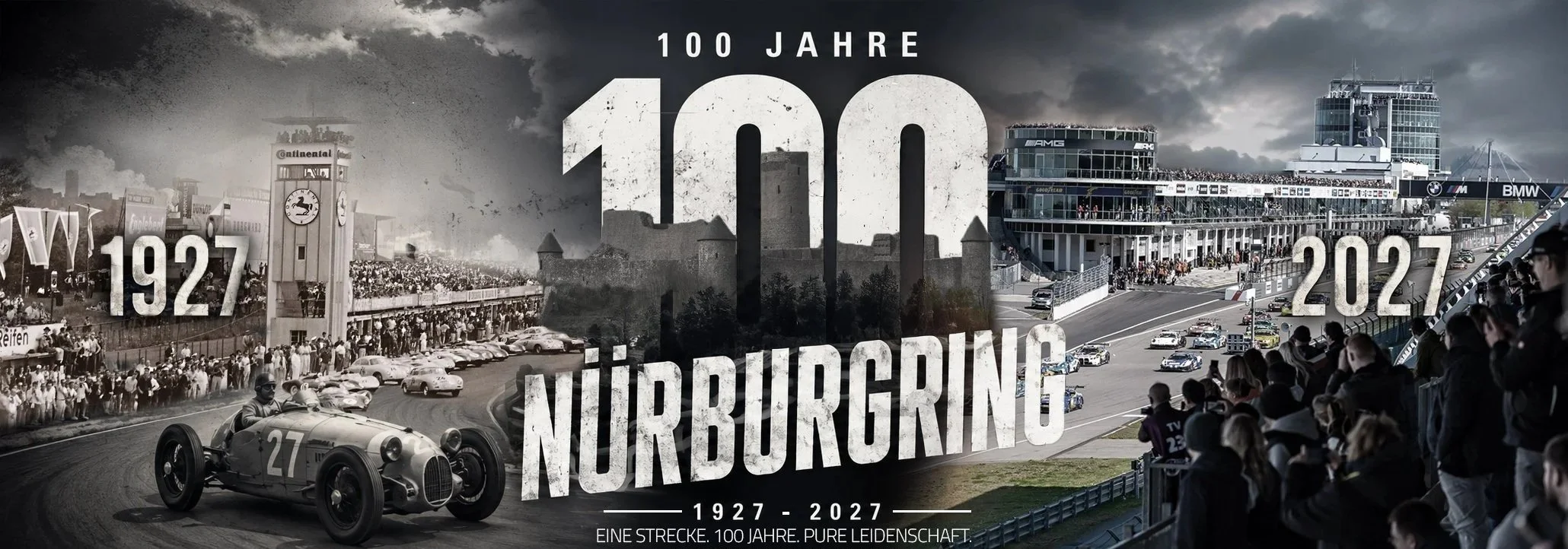 100 Jahre Nürburgring - Am 18. Juni 1927 wurde der Nürburgring eröffnet. 2027 feiert die legendäre Rennstrecke ihr 100-jähriges Bestehen.