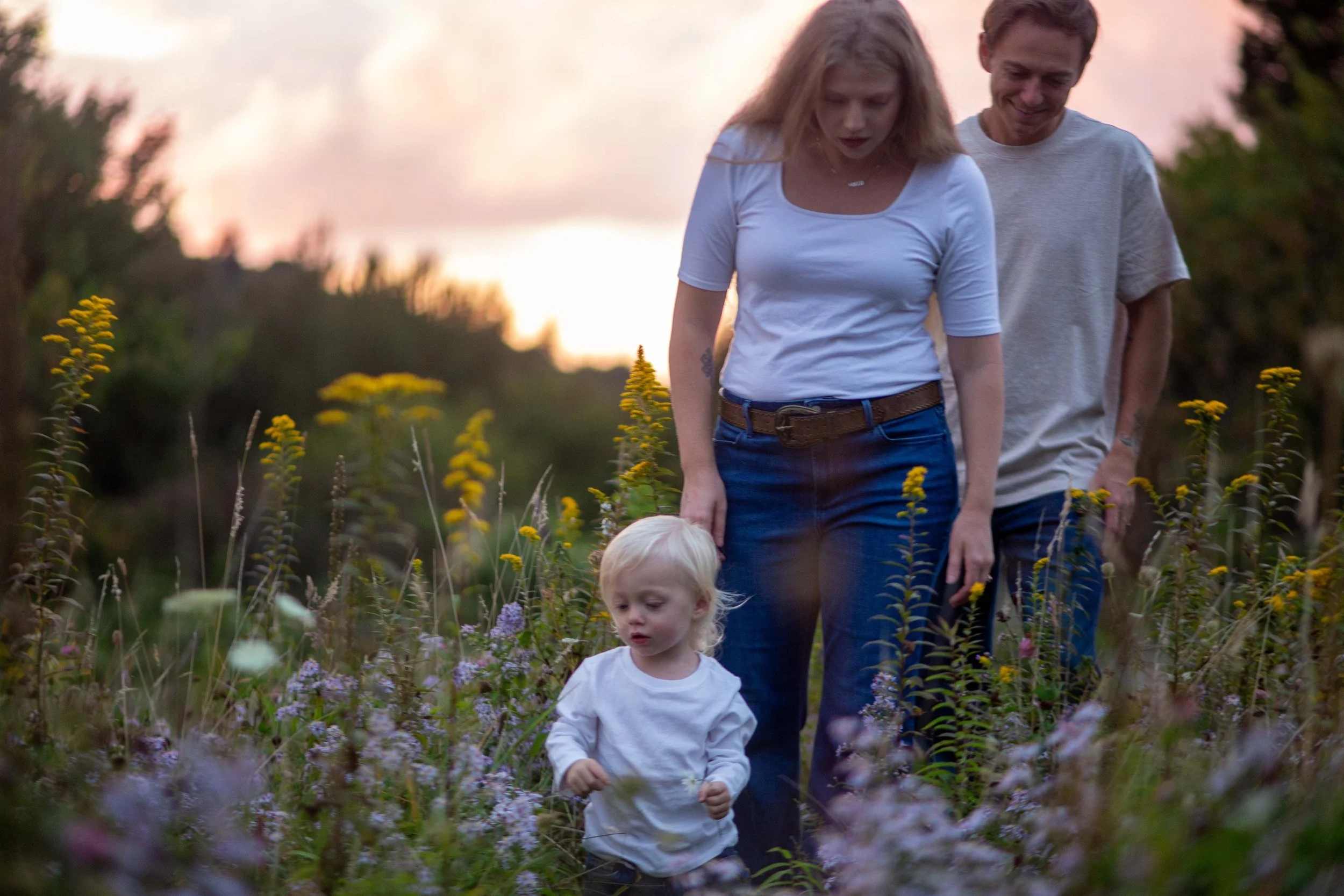 When you think about it, at 14 months, everything in the world is so NEW. You have Grandparents down-- and an Uncle, too-- from NY, and you are woken up from a long car ride in a place you've never been (the mountains) doing a thing you've never done