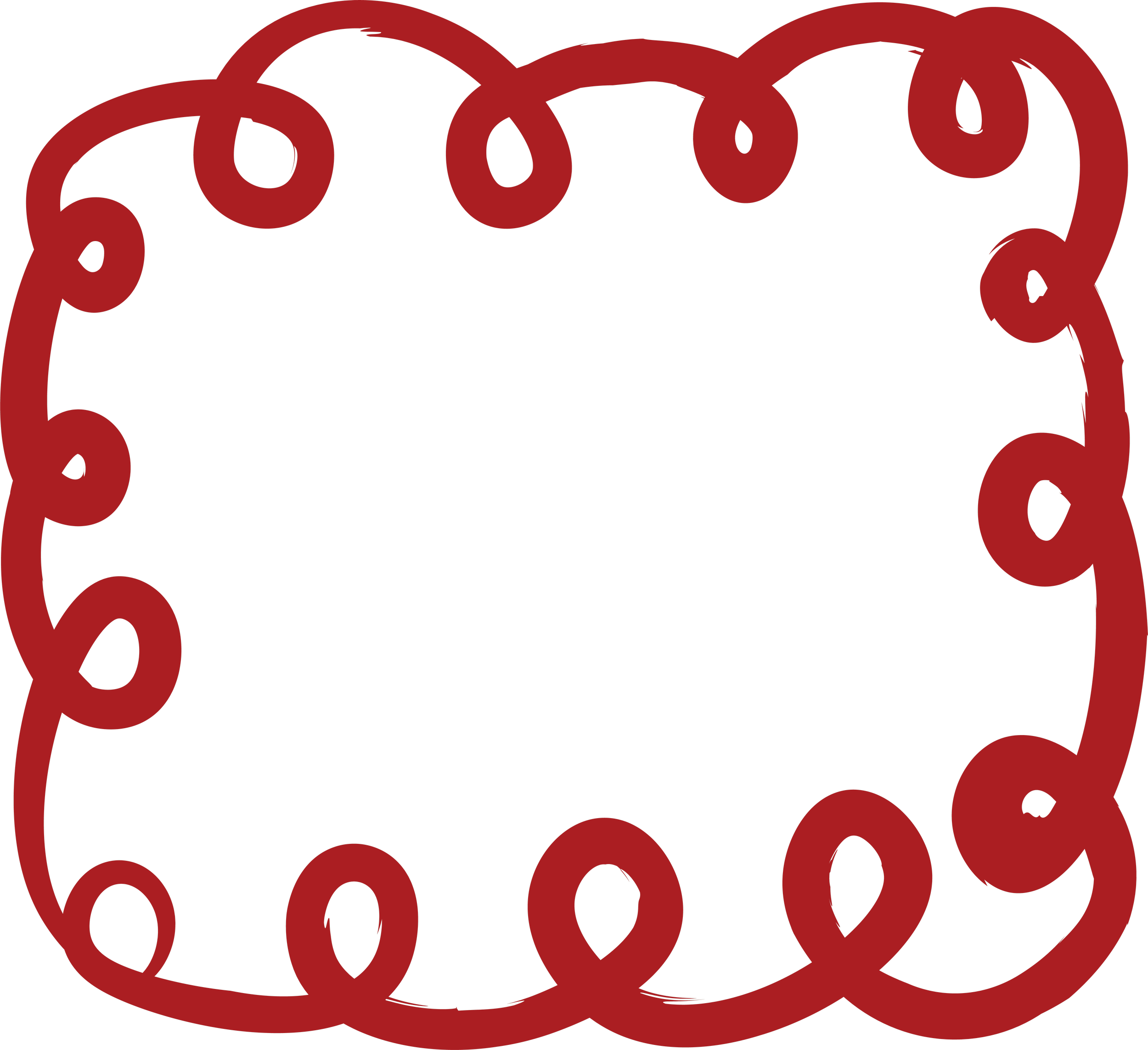 Red numbers 0 through 9 arranged in a circle on a black background.