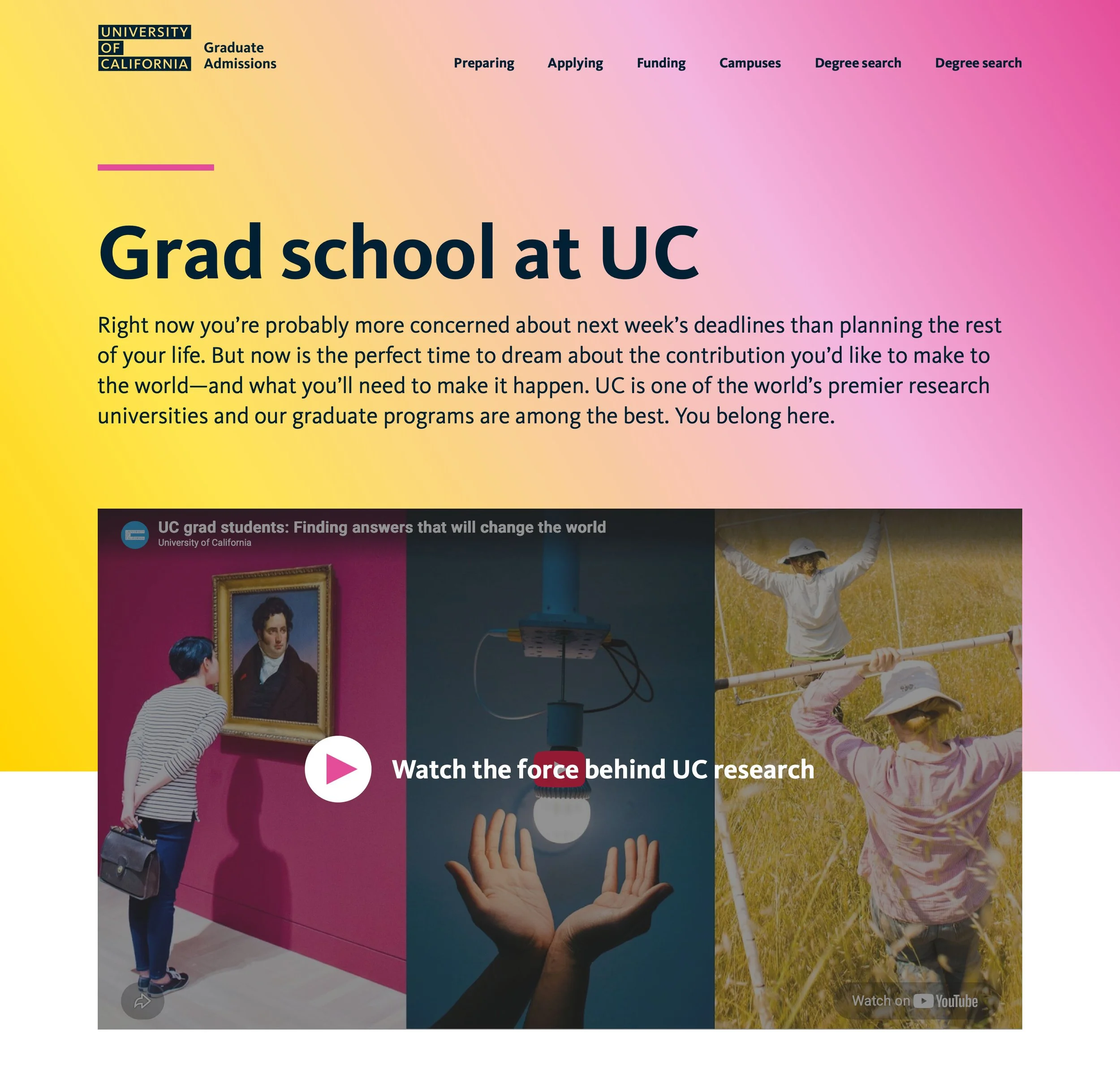 Graduate Admissions