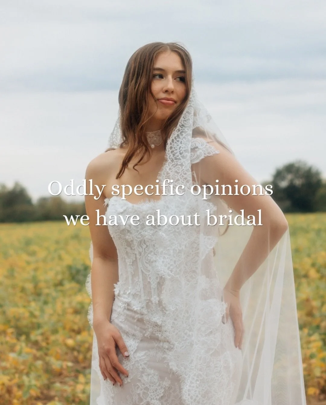 Oddly specific opinions we have about bridal 👀

Don&rsquo;t pick your wedding dress based on what you THINK you&rsquo;ll love 20 years from now. Trends will inevitably change, but you&rsquo;ll always be able to look back at the dress you wore on tha