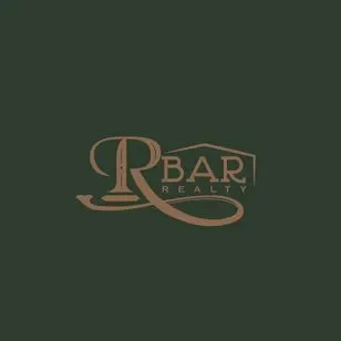 Logo for PR Bar Realty, featuring stylized text on a dark green background.