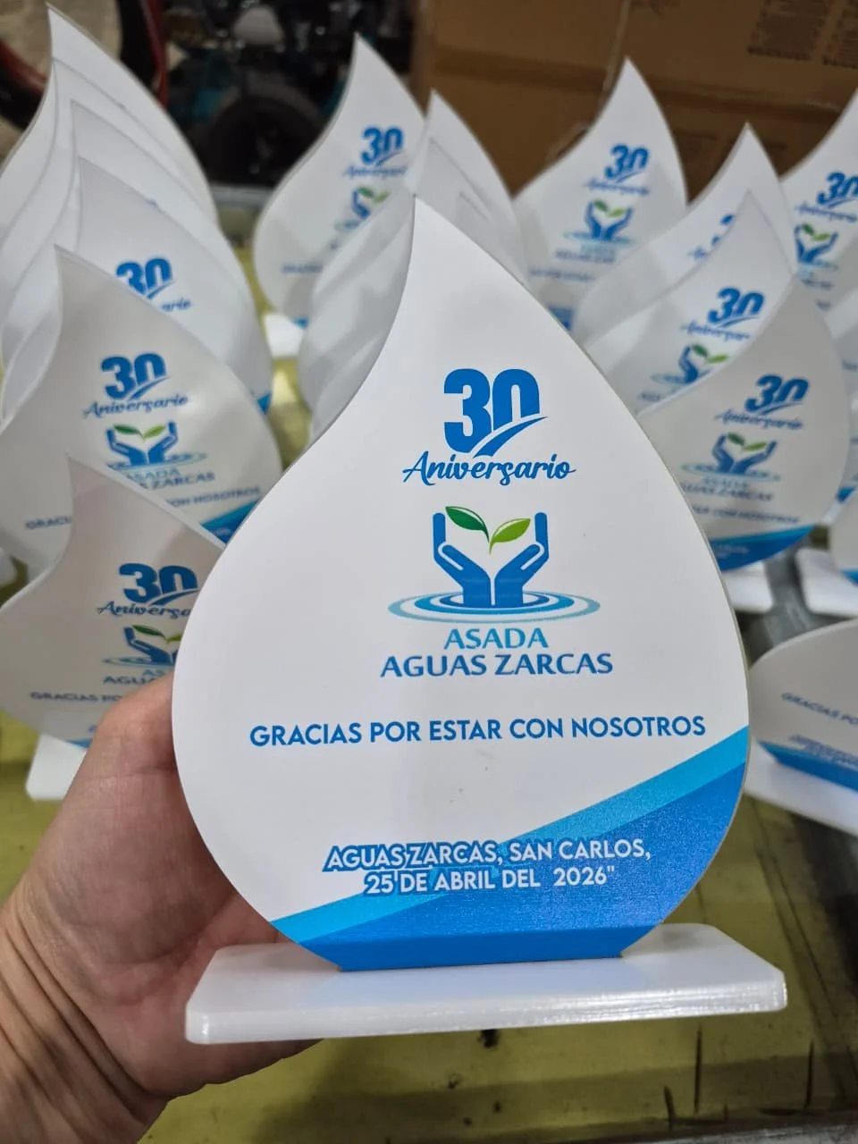 Reconocimientos Acrílico