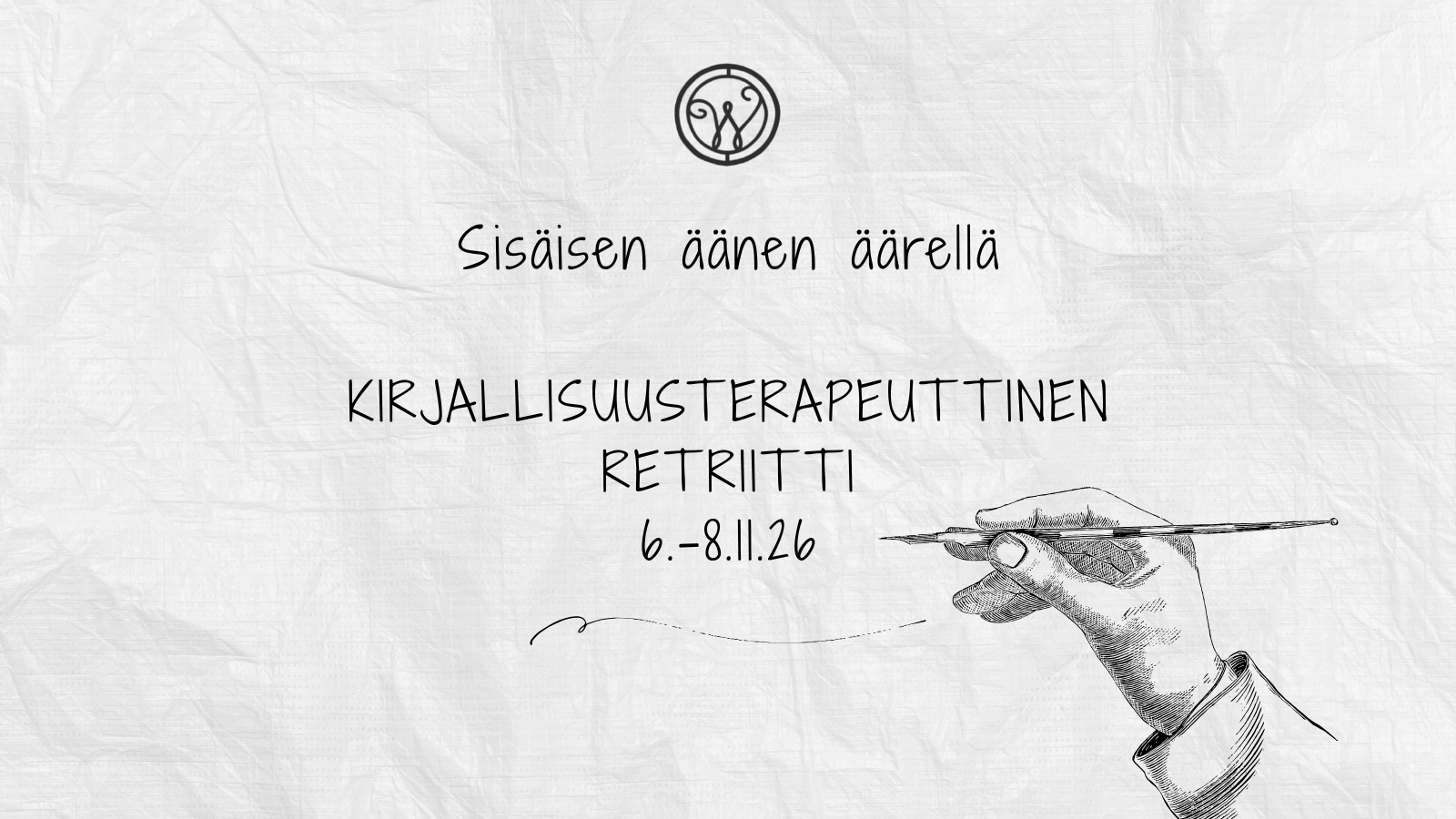 Sisäisen äänen äärellä -kirjallisuusterapeuttinen retriitti