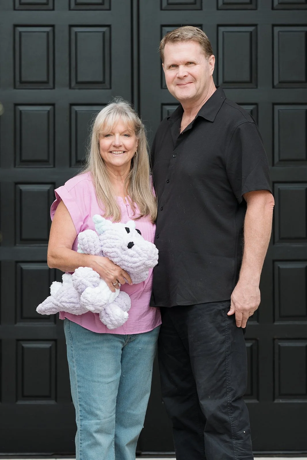 Joe and Tiani Mattus together at their home in Florida.