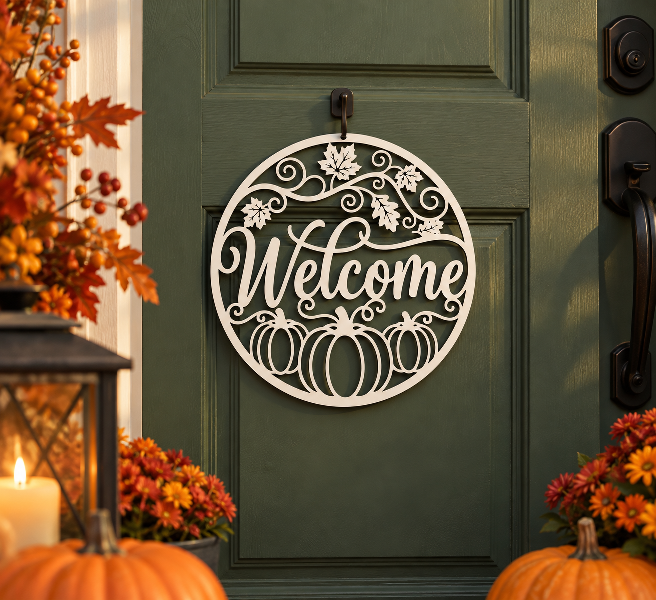 Fall Welcome Sign