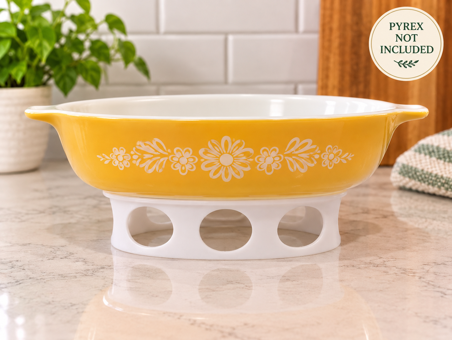 Oval Bowl Display Riser