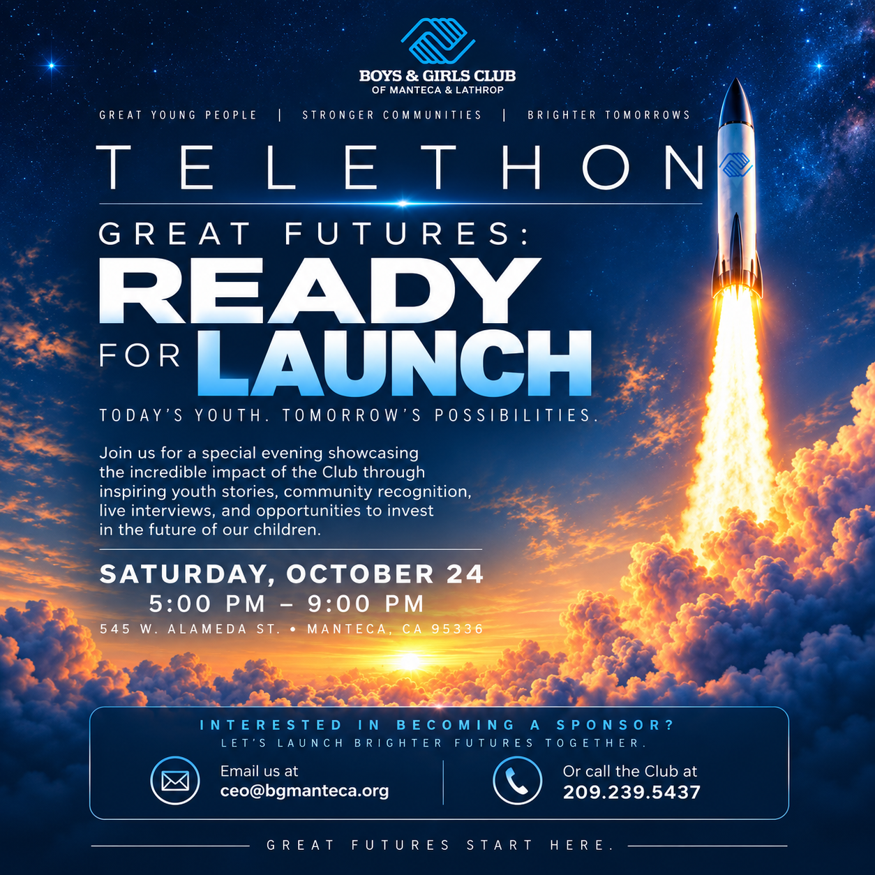 Great Futures: Ready for Launch Telethon