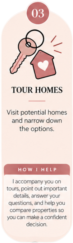 Realtor guiding a renter through home tours and comparing available rental properties.
