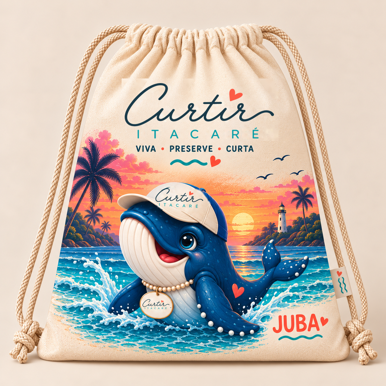 Mochila JUBA | Algodão Cru