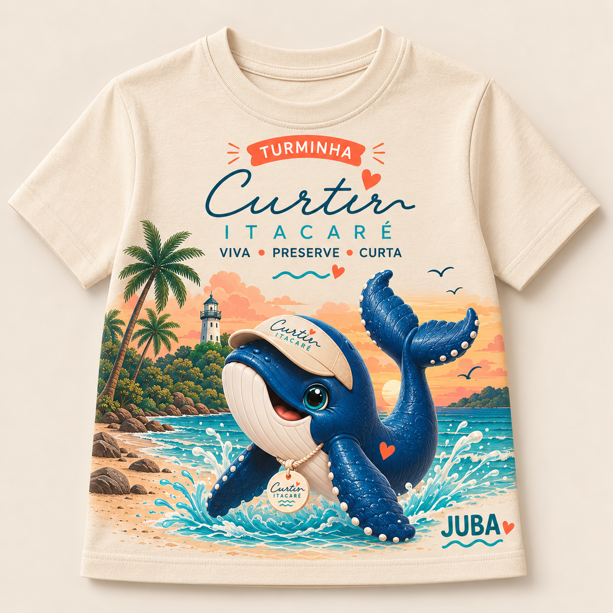 Camiseta JUBA | Algodão Cru