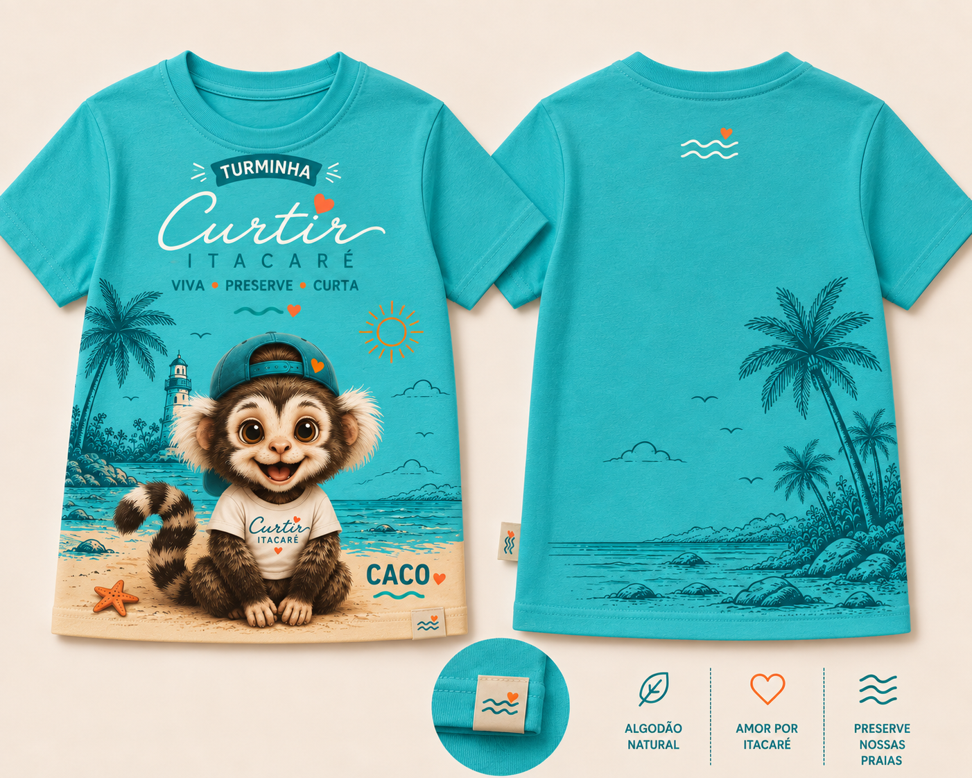 Camiseta CACO | Azul