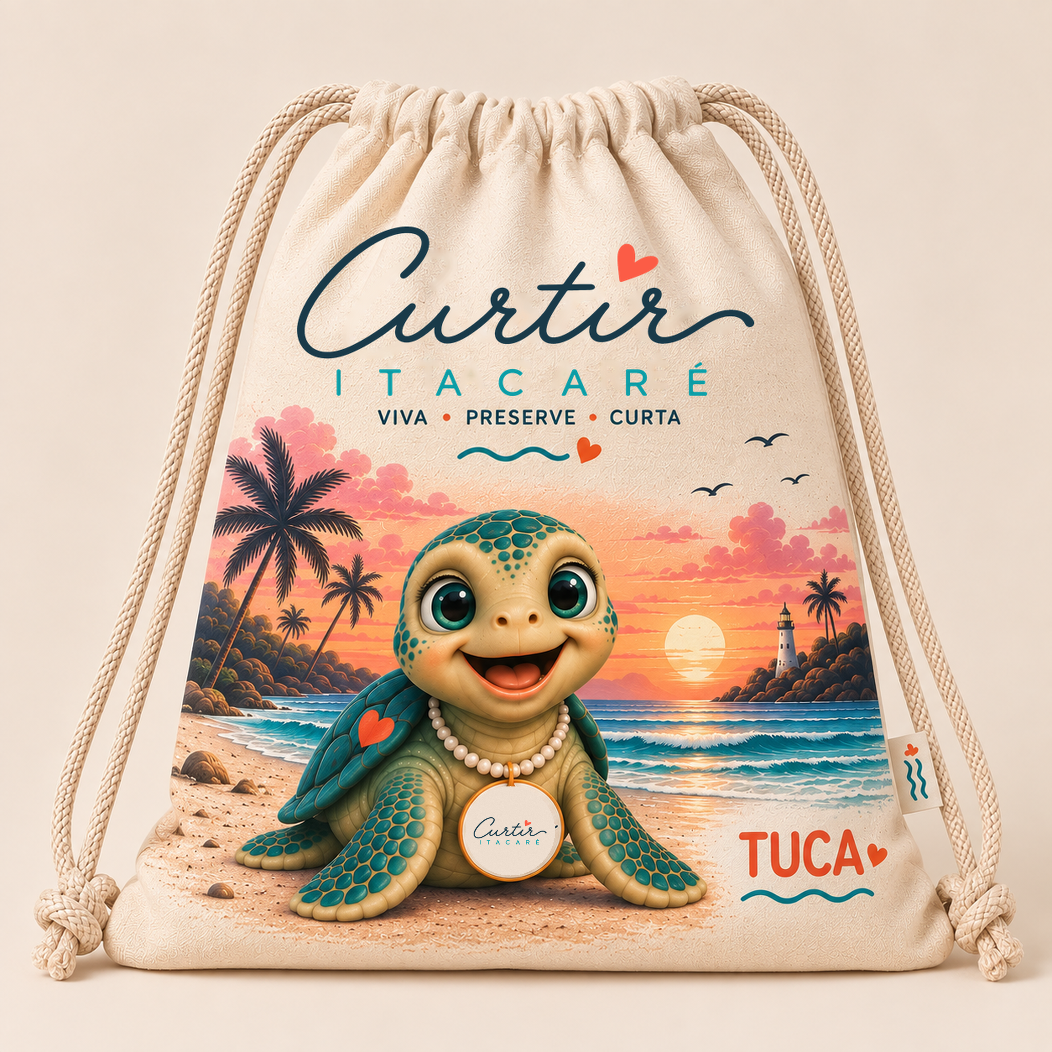 Mochila TUCA | Algodão Cru